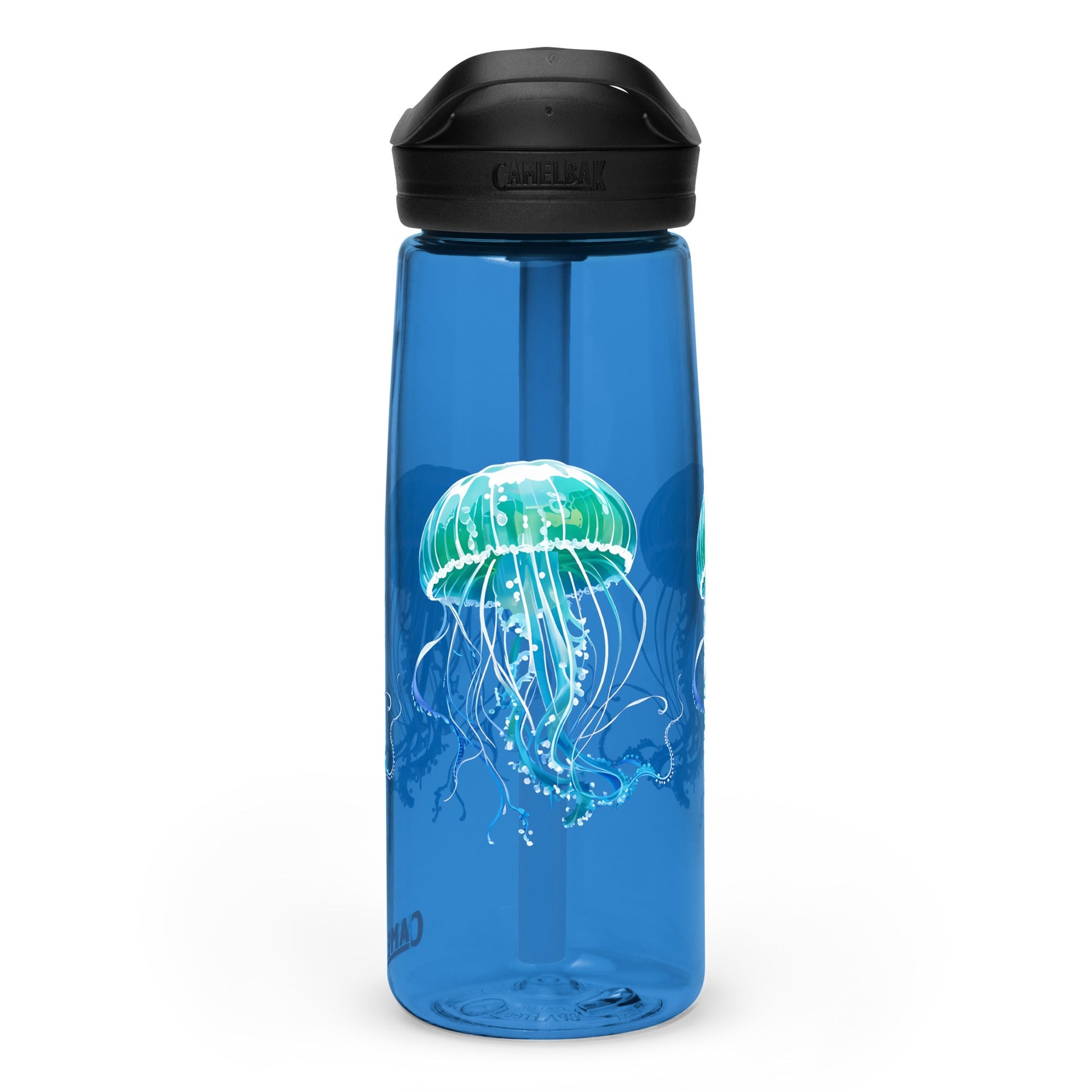 Turquoise Jellyfish Sports Water Bottle - Sports Water Bottle - Discovery Co.