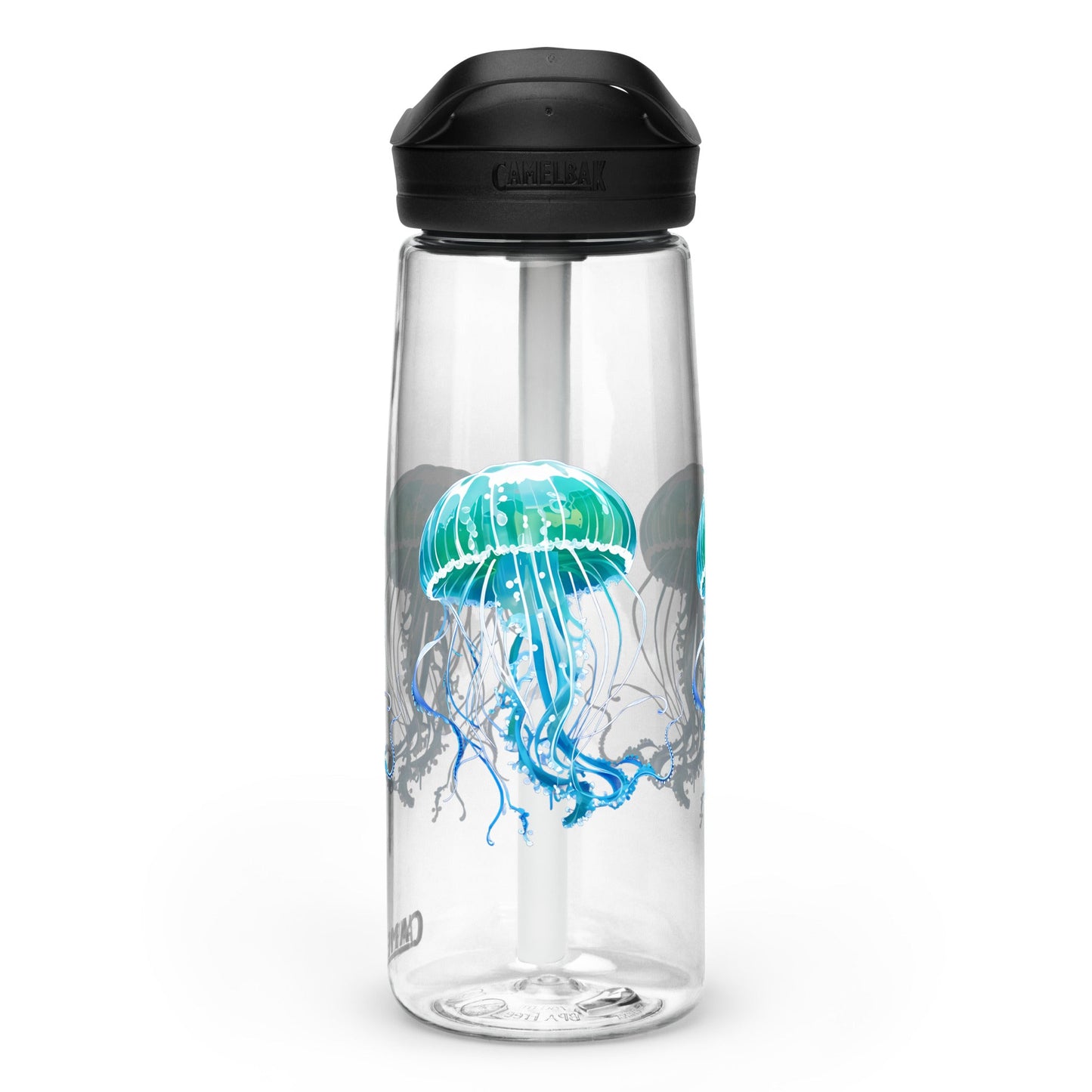 Turquoise Jellyfish Sports Water Bottle - Sports Water Bottle - Discovery Co.