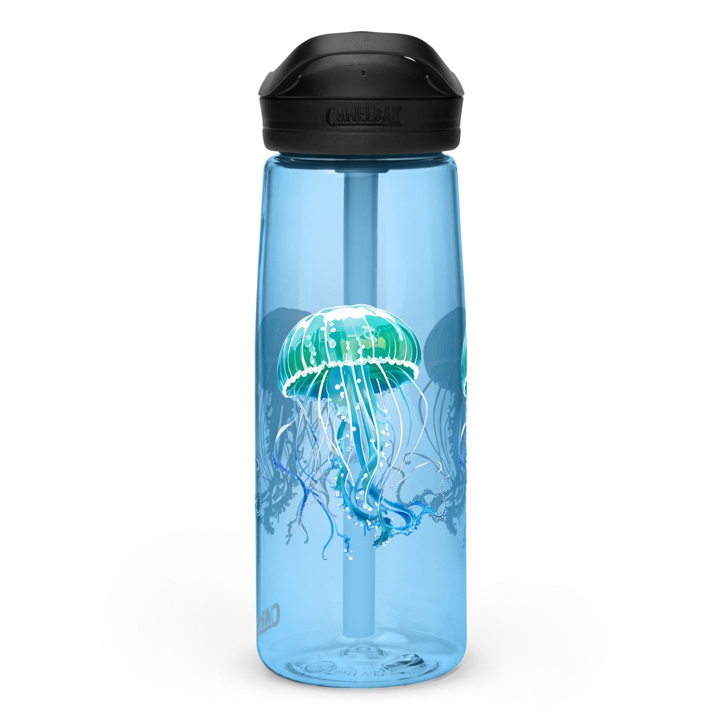 Turquoise Jellyfish Sports Water Bottle - Sports Water Bottle - Discovery Co.