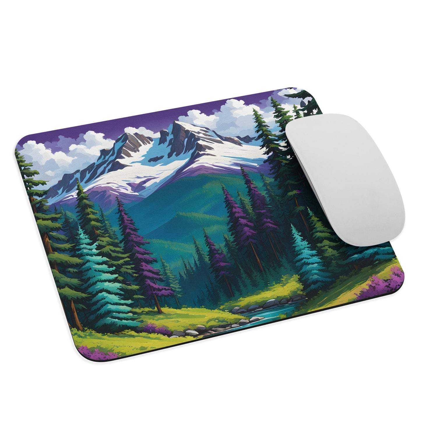 Turquoise Pine Forest II Mouse Pad - Mouse Pads - Discovery Co.