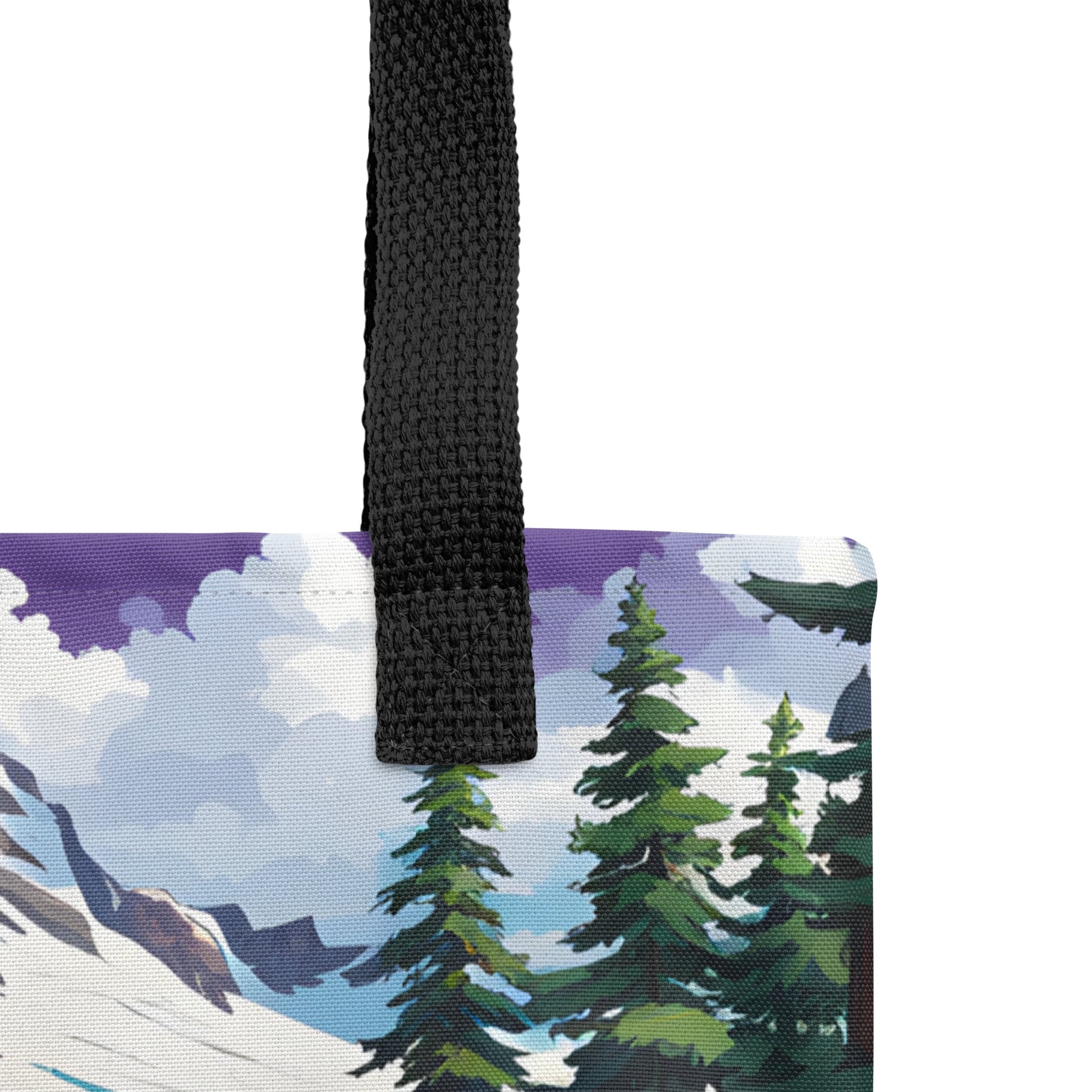 Turquoise Pine Forest II Tote Bag - Tote Bags - Discovery Co.