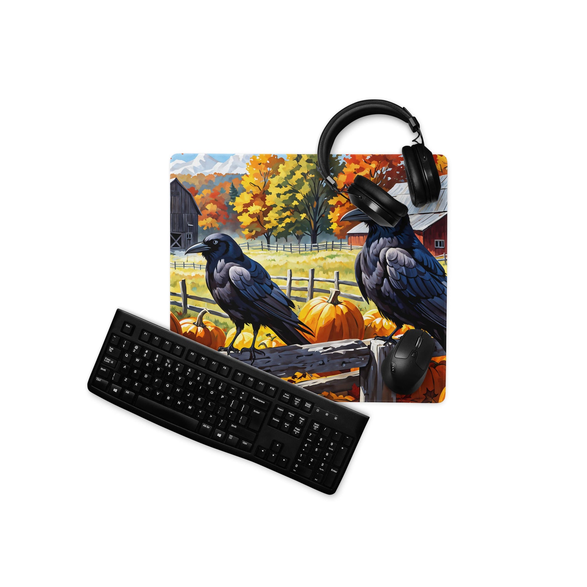 Two Ravens Gaming Mouse Pad - Mouse Pads - Discovery Co.