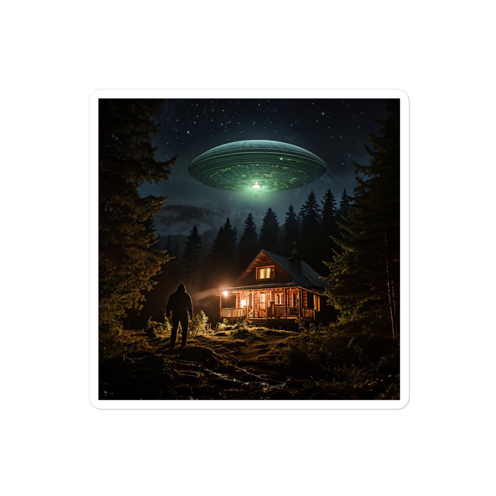 UFO and Bigfoot Bubble-free Stickers - Stickers - Discovery Co.