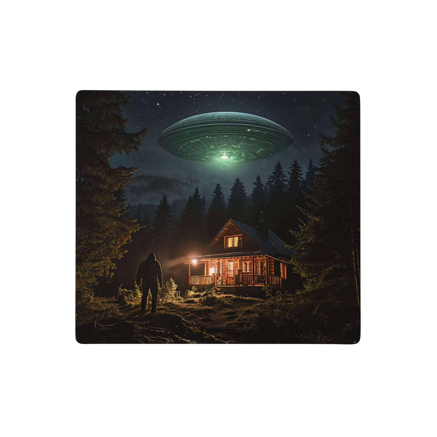 UFO and Bigfoot Gaming Mouse Pad - Mouse Pads - Discovery Co.