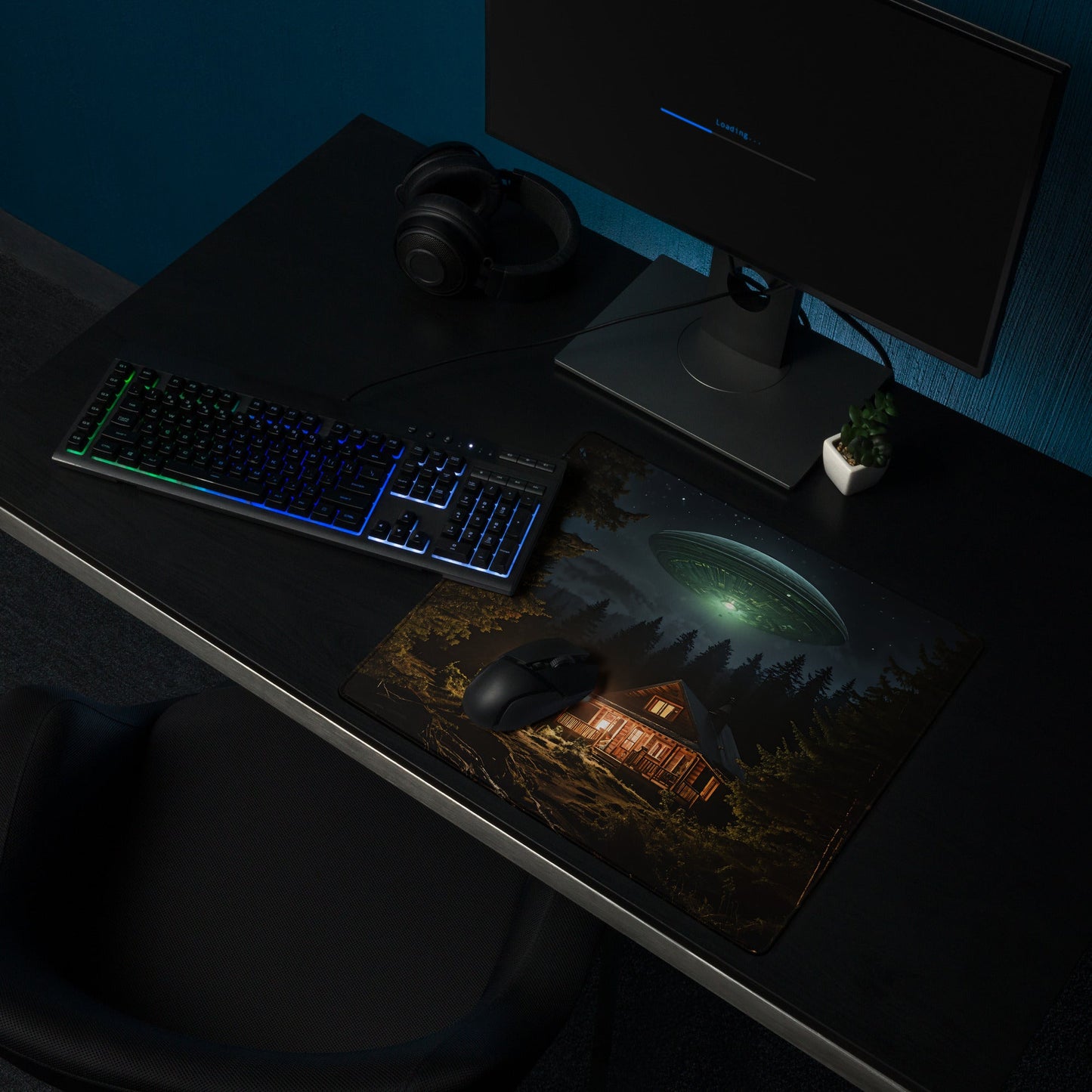 UFO and Bigfoot Gaming Mouse Pad - Mouse Pads - Discovery Co.