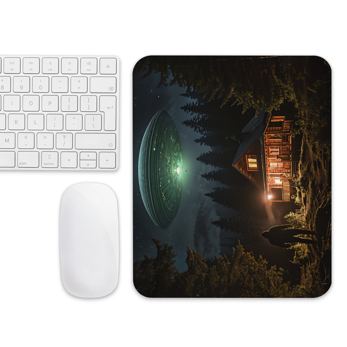 UFO and Bigfoot Mouse Pad - Mouse Pads - Discovery Co.