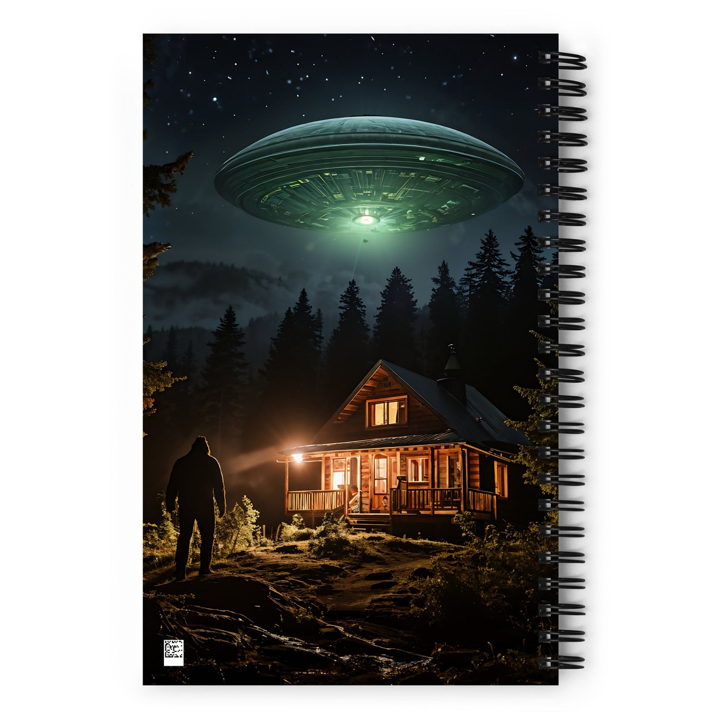 UFO and Bigfoot Spiral Notebook - Spiral Notebooks - Discovery Co.