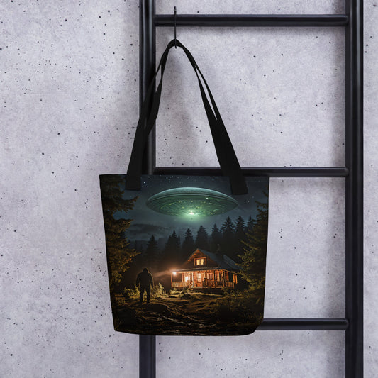 UFO and Bigfoot Tote Bag - Tote Bags - Discovery Co.