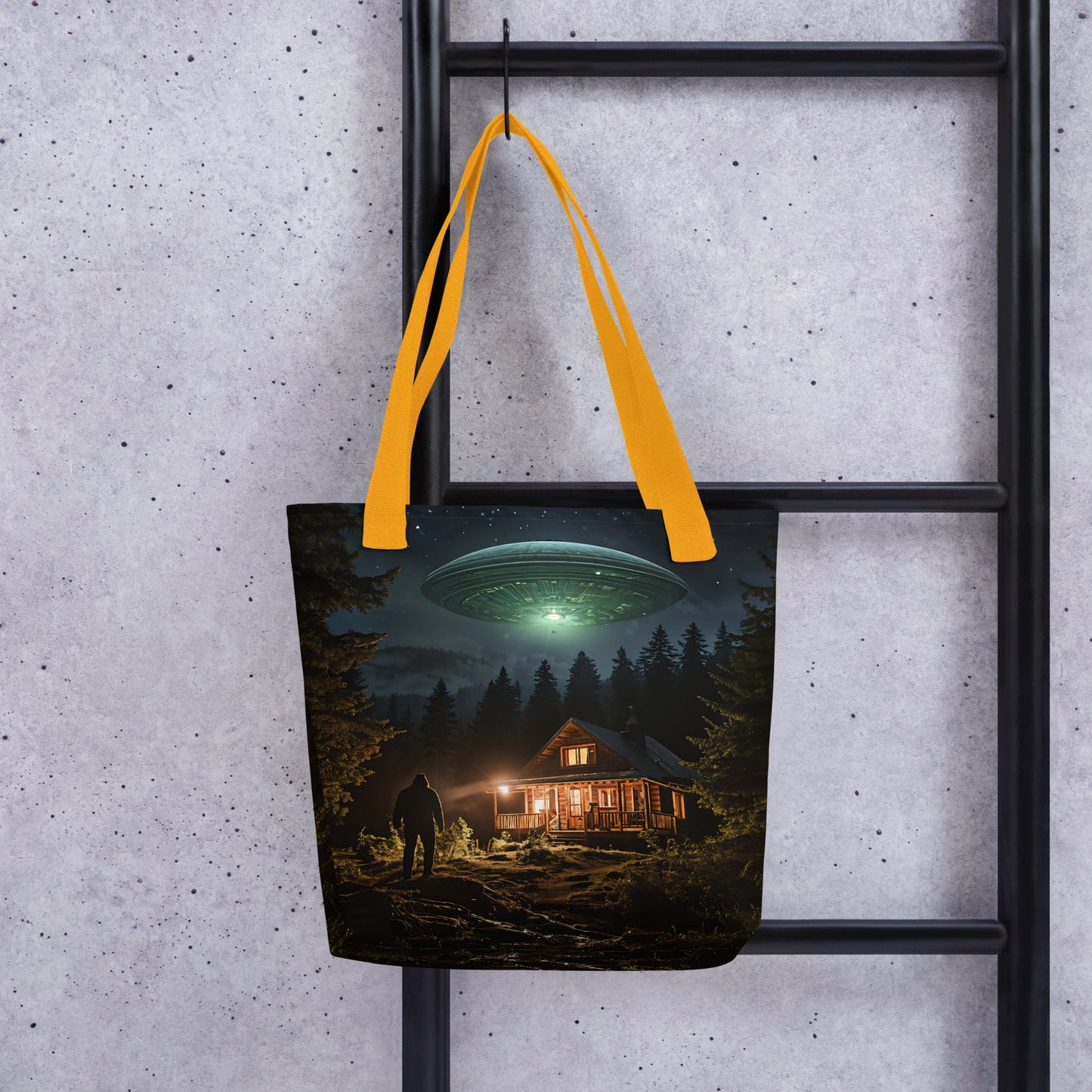 UFO and Bigfoot Tote Bag - Tote Bags - Discovery Co.