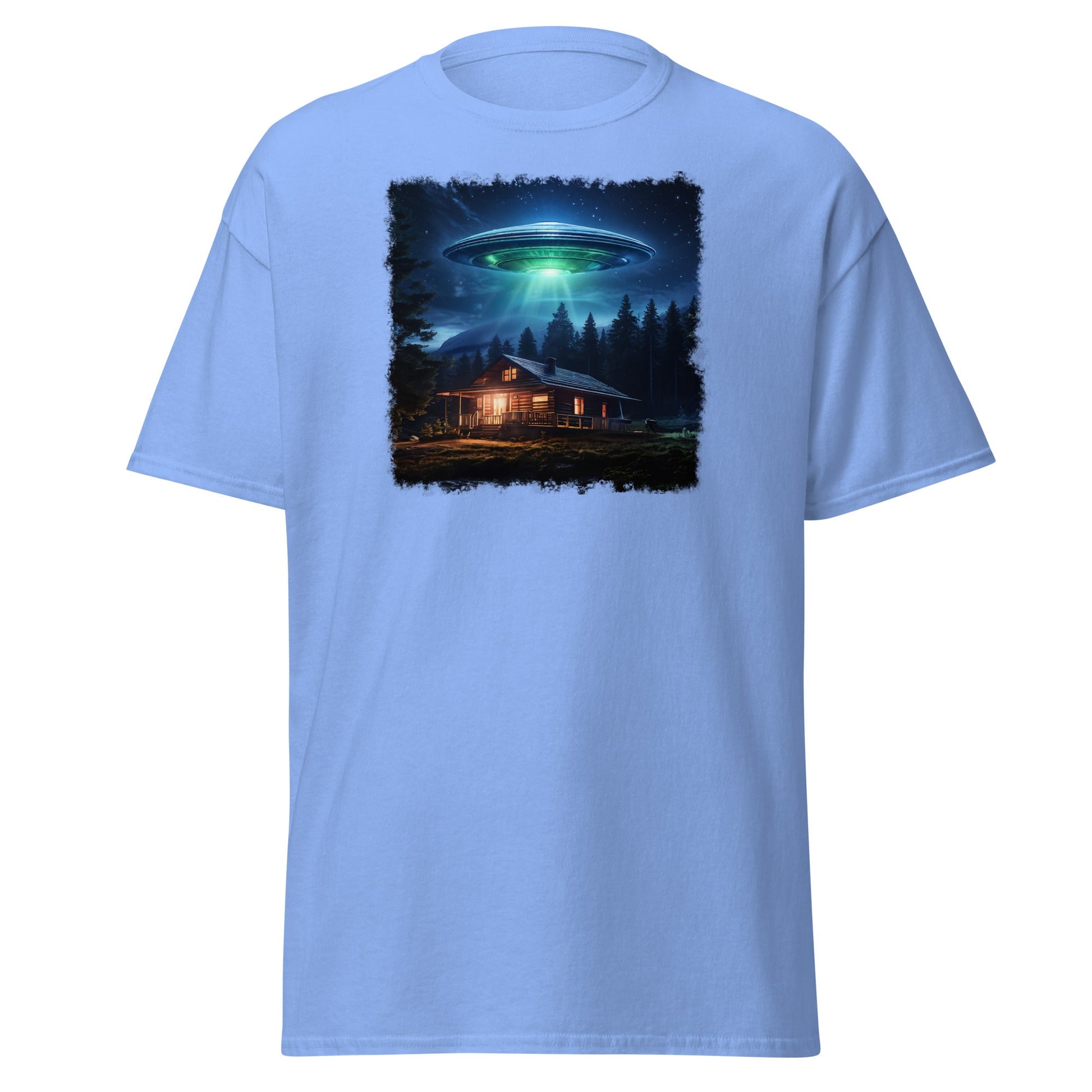 UFO Over Cabin Men's (Unisex) Classic Tee - Men's Shirts - Discovery Co.