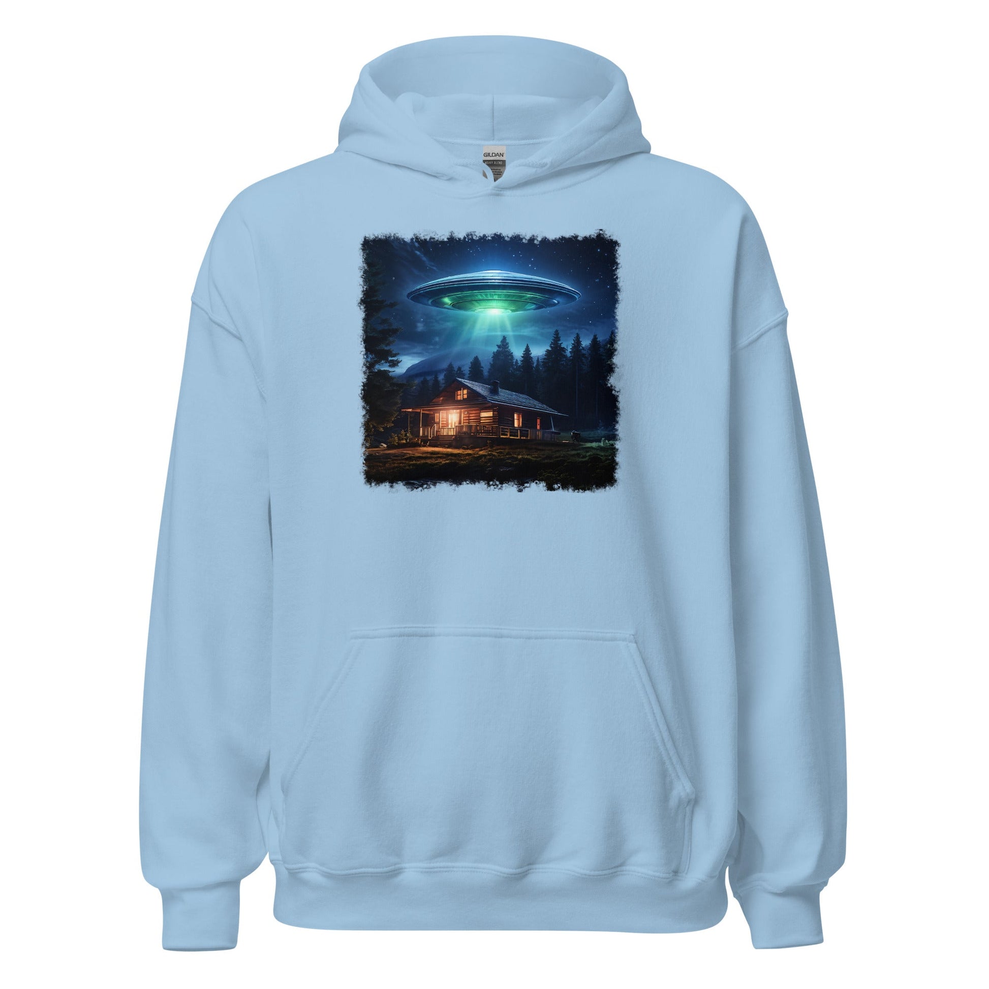 UFO Over Cabin Women's (Unisex) Hoodie - Hoodies - Discovery Co.