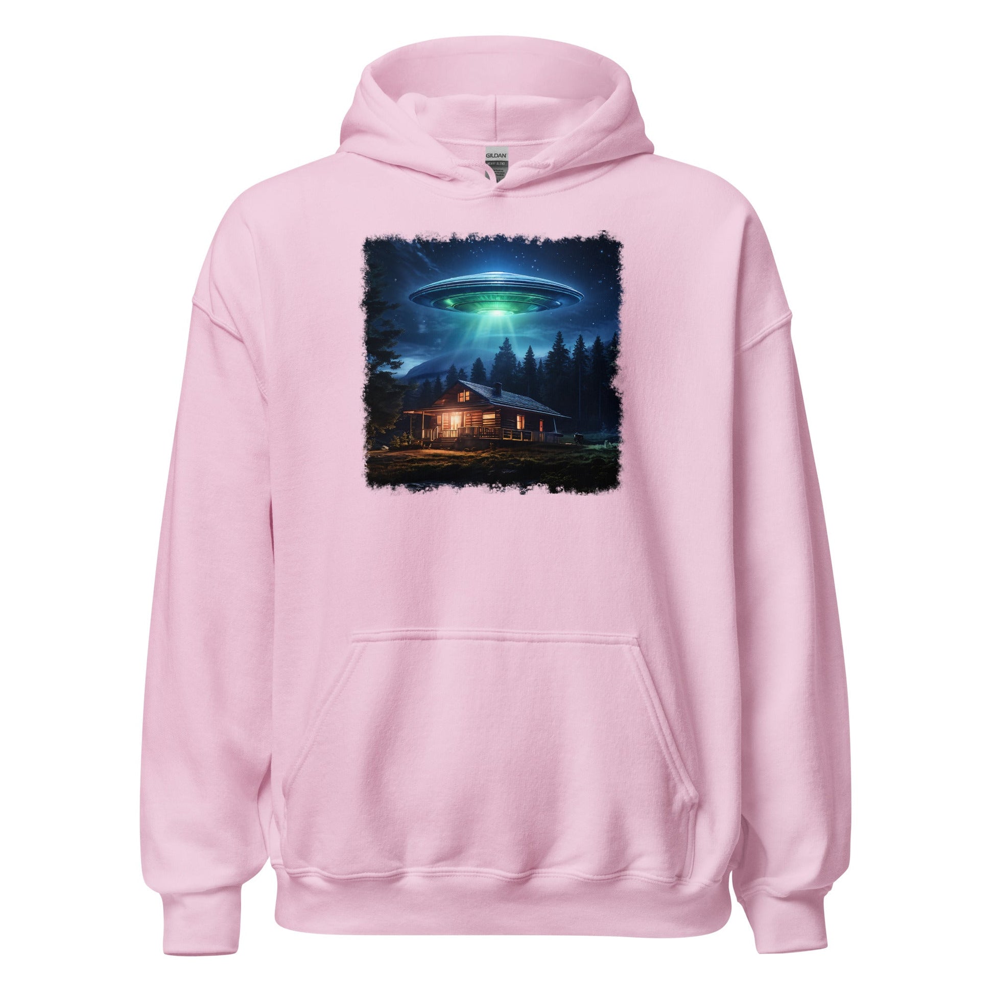 UFO Over Cabin Women's (Unisex) Hoodie - Hoodies - Discovery Co.