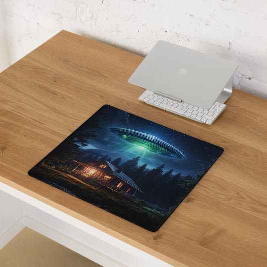 UFO Over House Gaming Mouse Pad - Mouse Pads - Discovery Co.