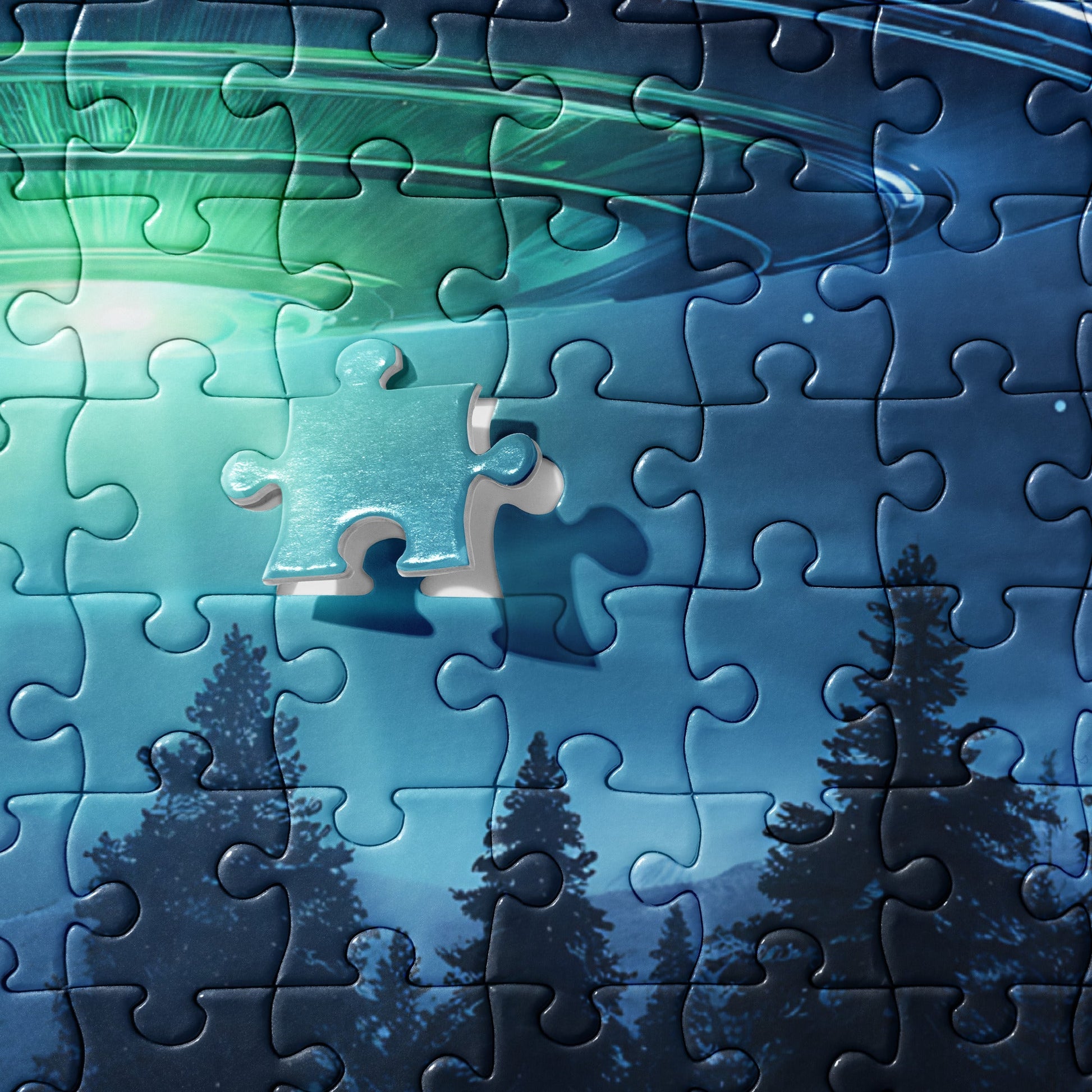 UFO Over House Jigsaw Puzzle - Puzzle - Discovery Co.