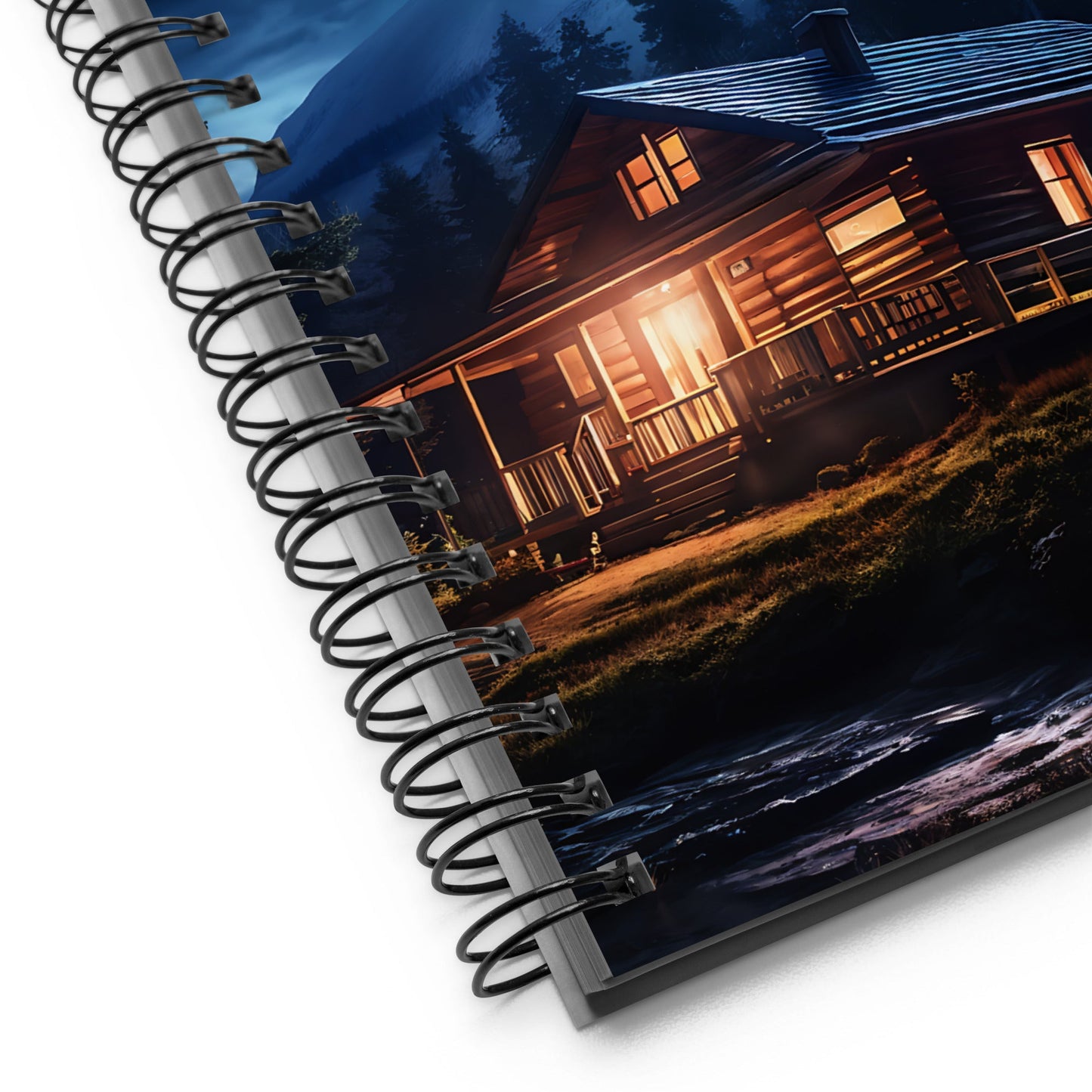 UFO Over House Spiral Notebook - Spiral Notebooks - Discovery Co.