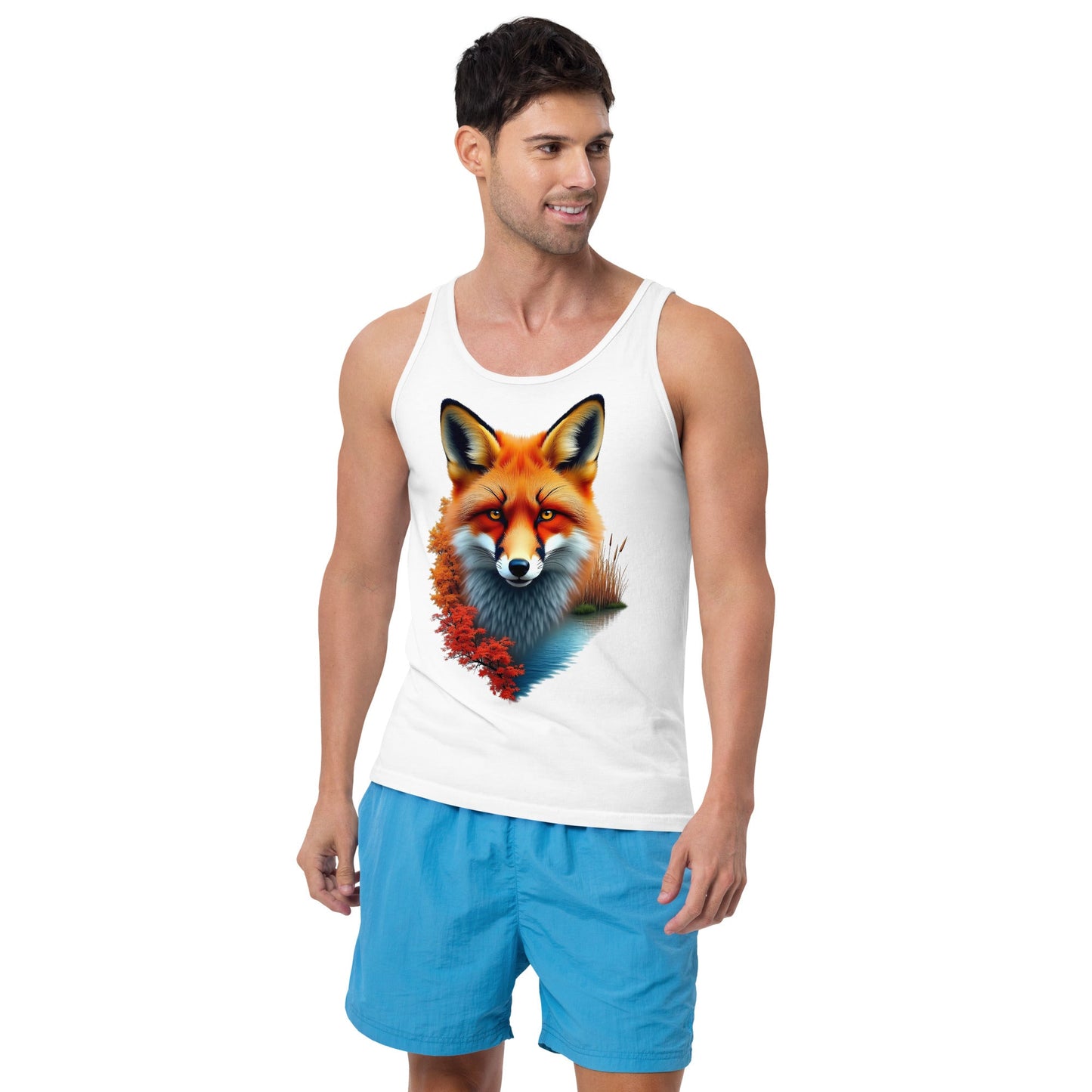 Vivid Fox Men's Tank Top - Men's Shirts - Discovery Co.