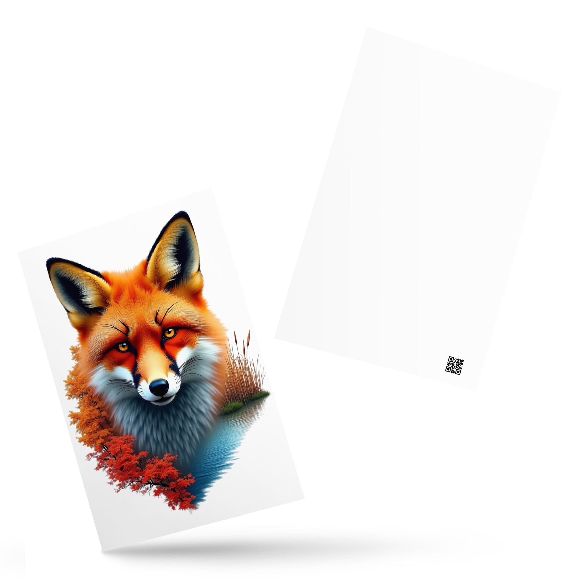 Vivid Fox Standard Postcard - Post Cards - Discovery Co.