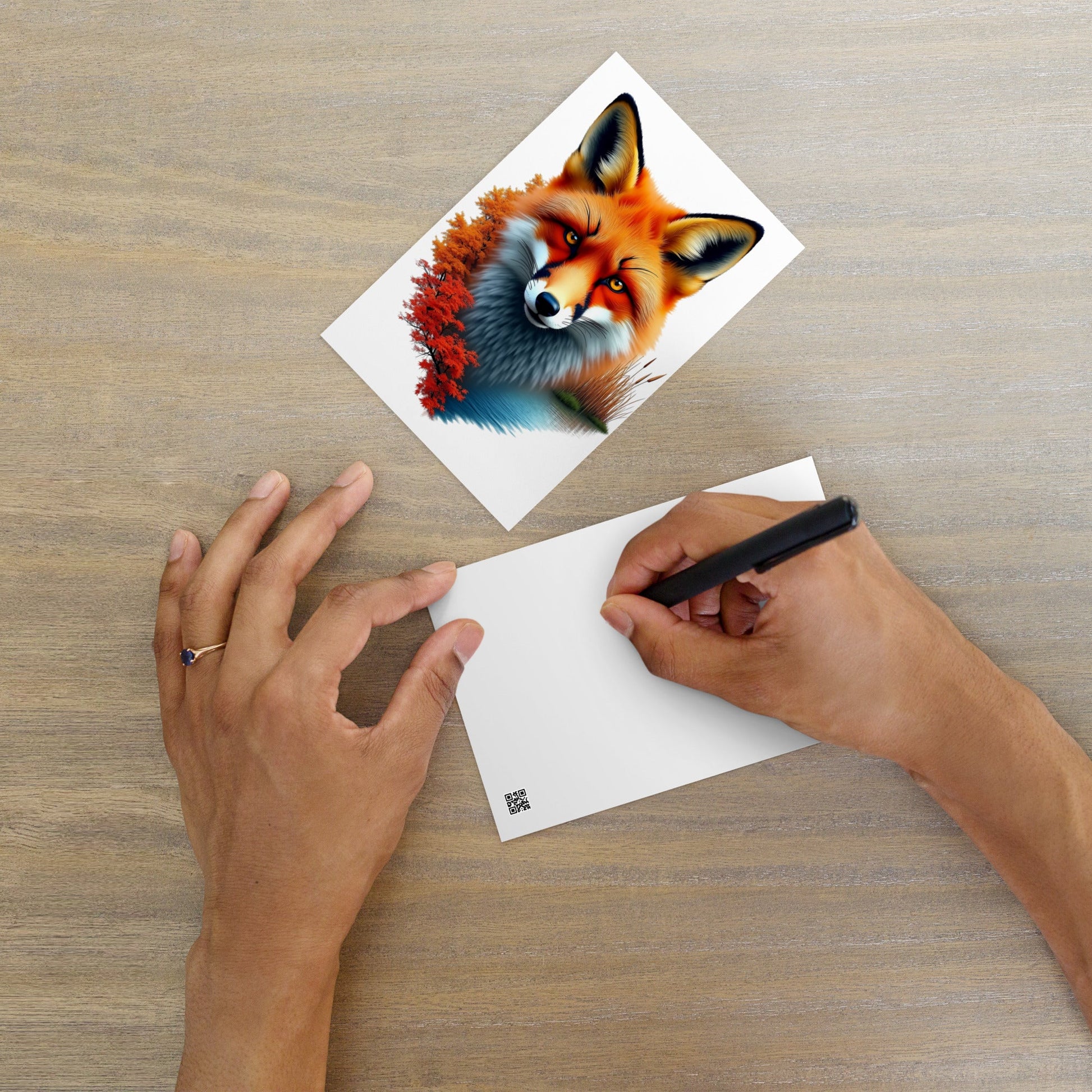 Vivid Fox Standard Postcard - Post Cards - Discovery Co.