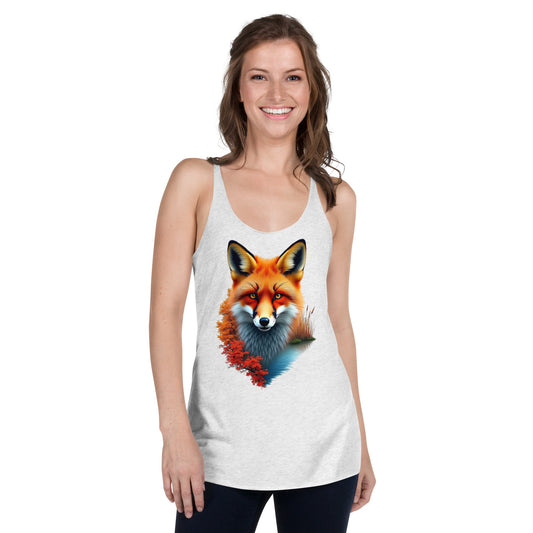Vivid Fox Women's Racerback Tank - Women's Shirts - Discovery Co.
