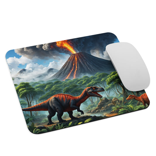 Volcano and Dinosaurs II Mouse Pad - Mouse Pads - Discovery Co.