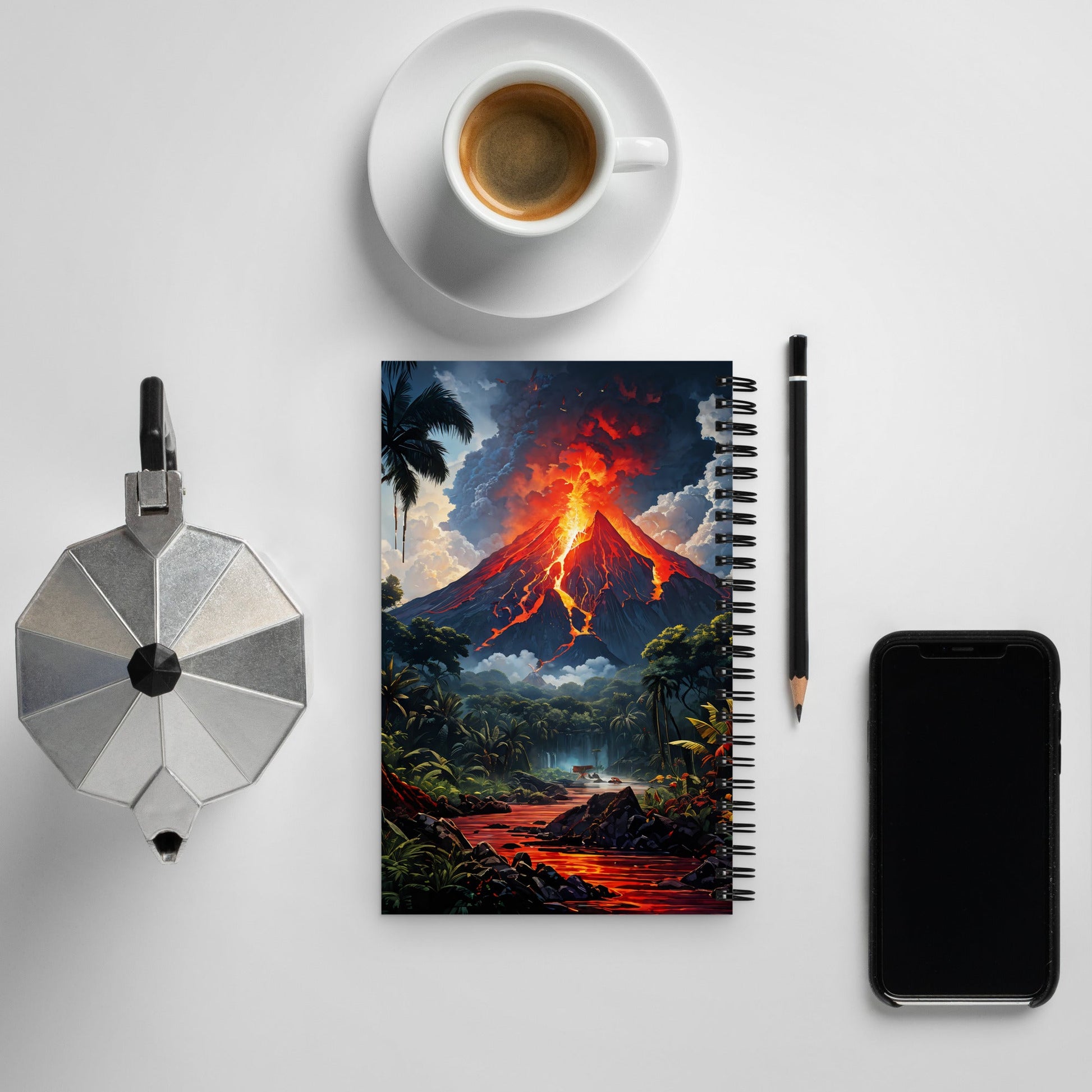 Volcano II Spiral Notebook - Spiral Notebooks - Discovery Co.