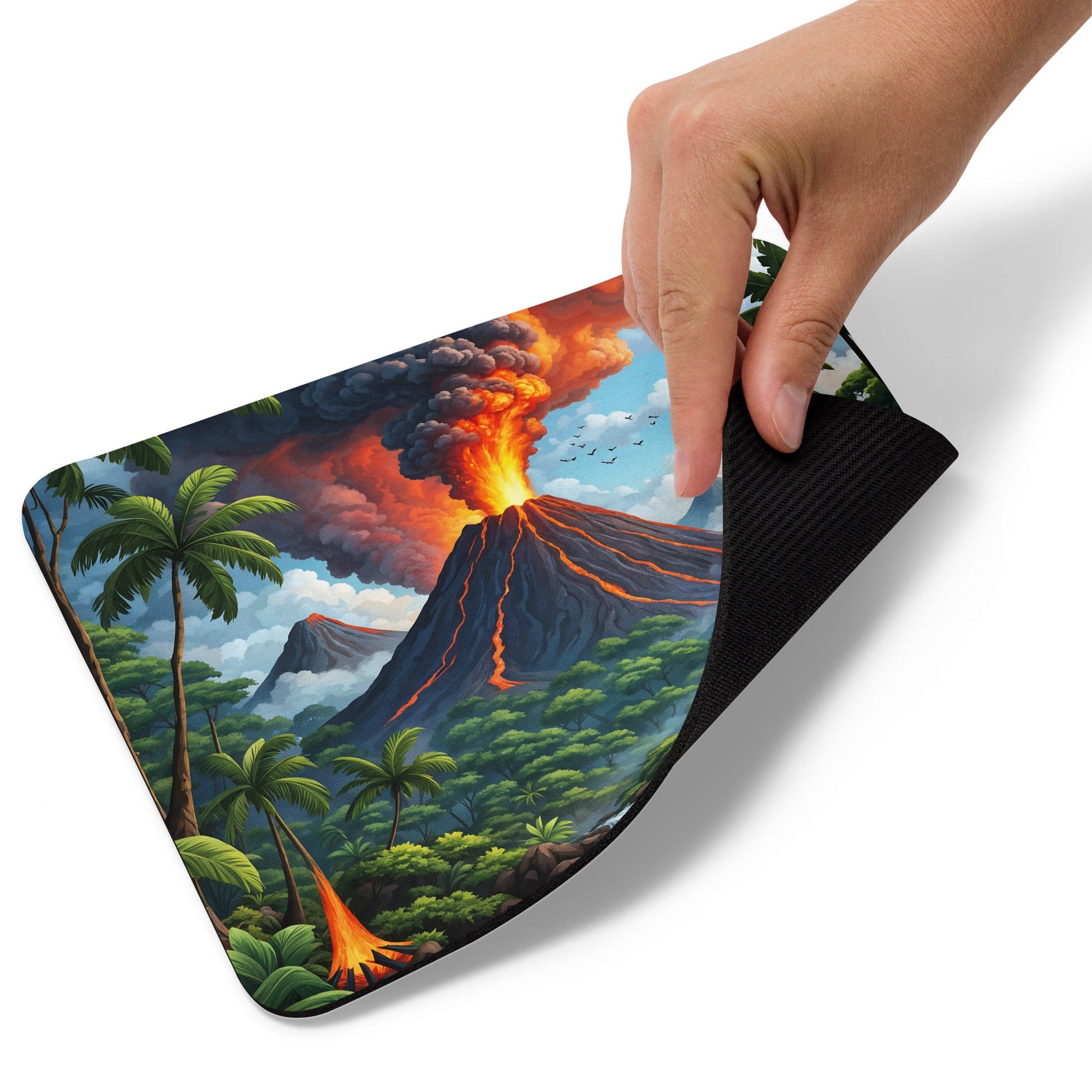 Volcano In The Jungle II Mouse Pad - Mouse Pads - Discovery Co.