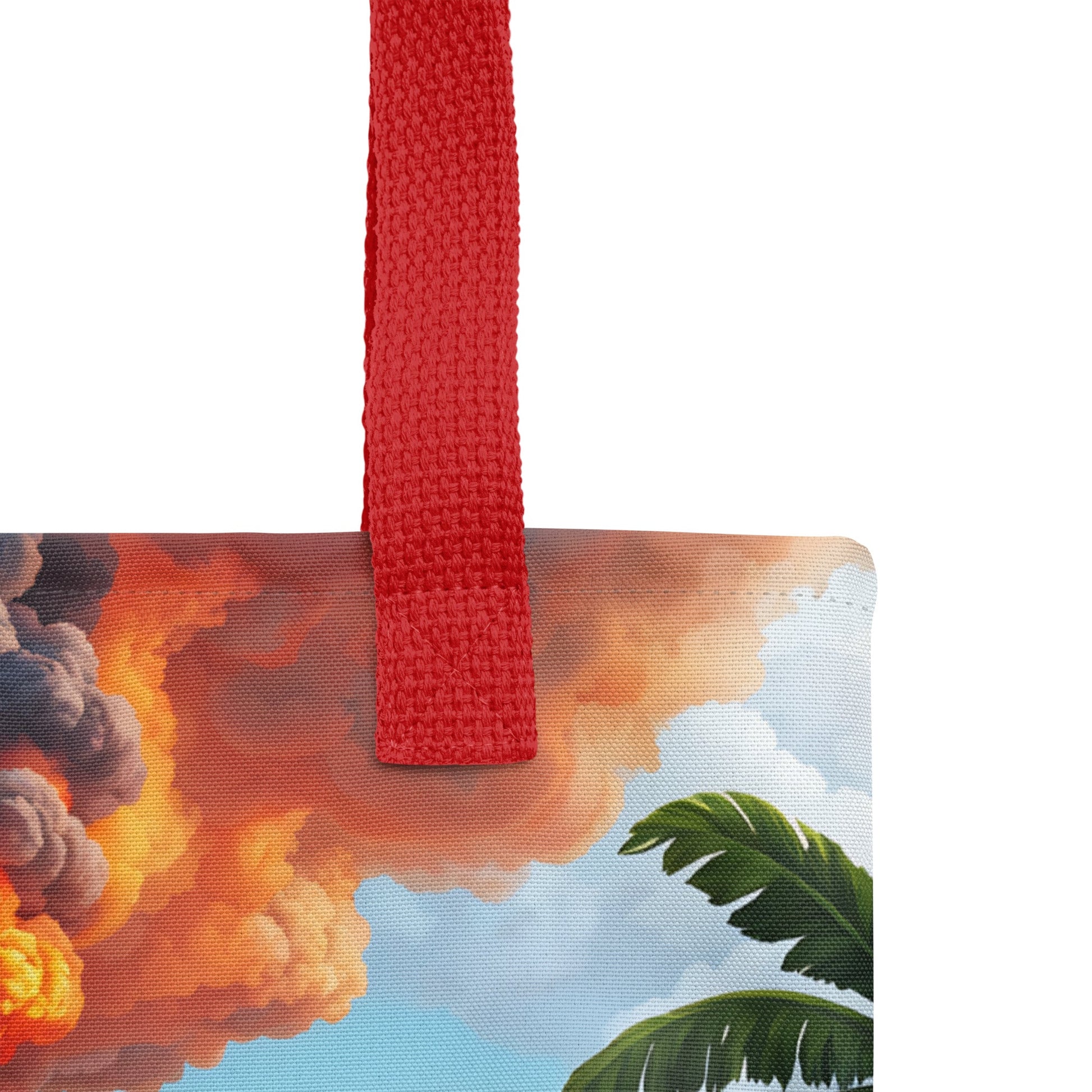 Volcano In The Jungle II Tote Bag - Tote Bags - Discovery Co.