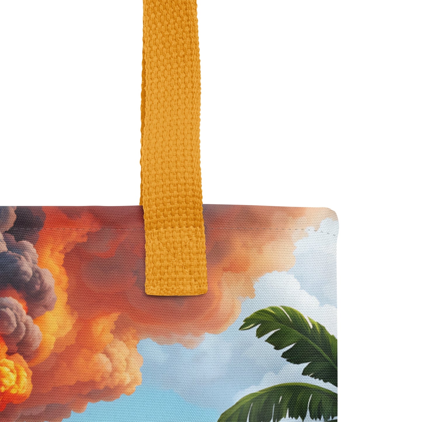 Volcano In The Jungle II Tote Bag - Tote Bags - Discovery Co.