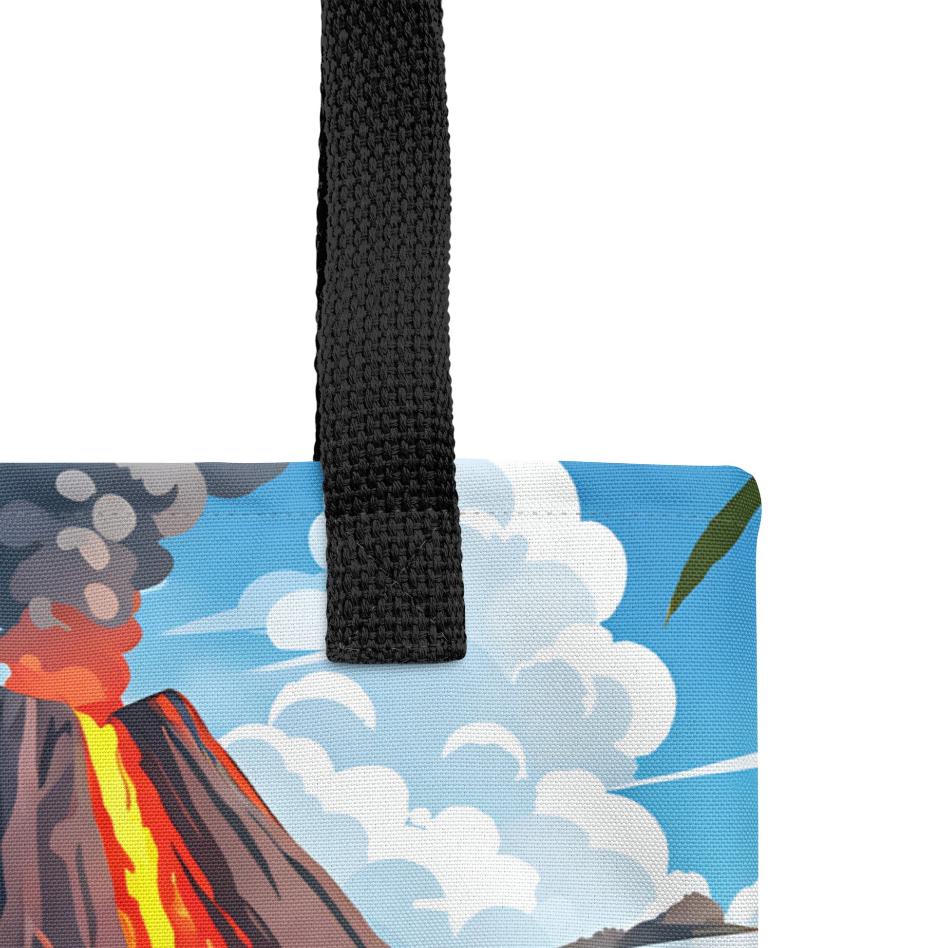 Volcano In The Jungle III Tote Bag - Tote Bags - Discovery Co.