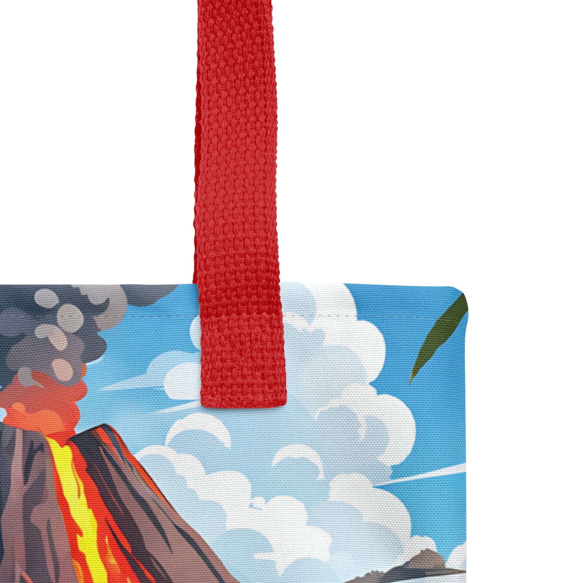 Volcano In The Jungle III Tote Bag - Tote Bags - Discovery Co.