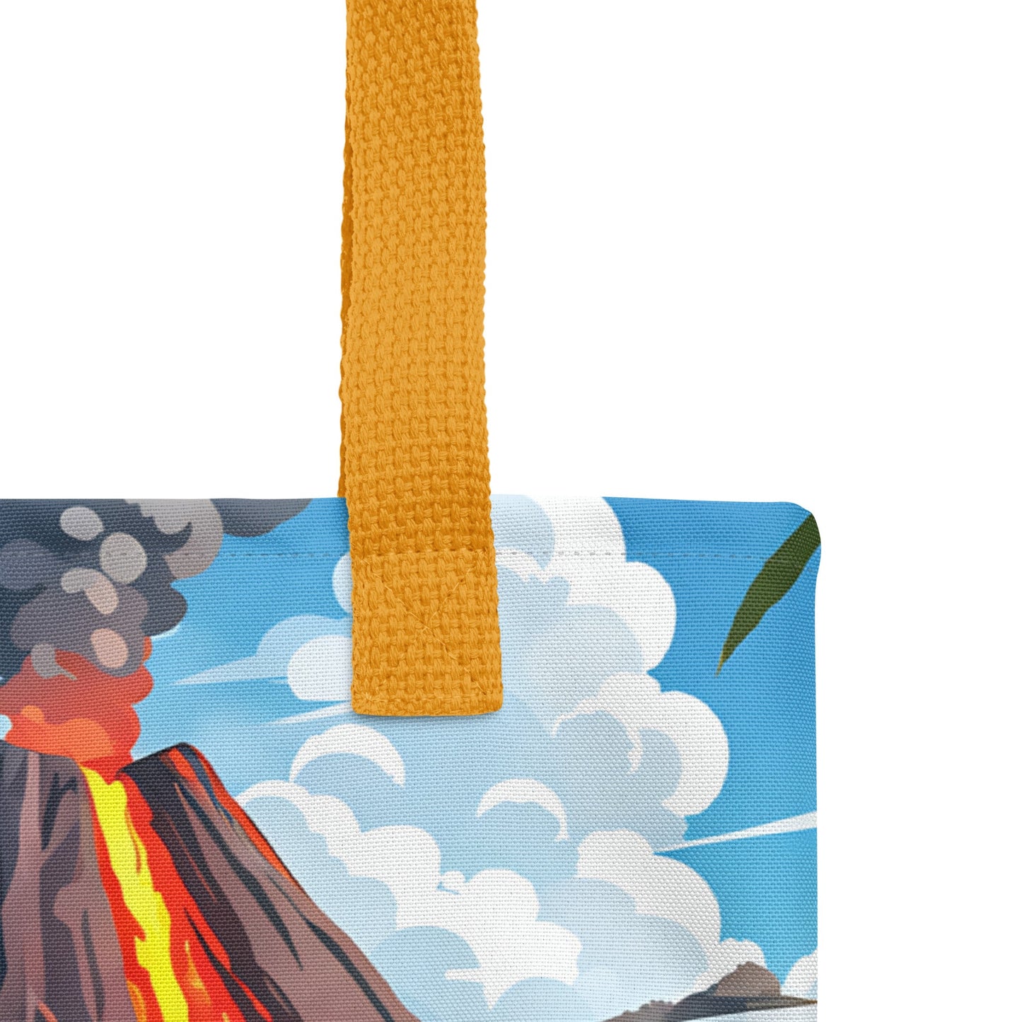 Volcano In The Jungle III Tote Bag - Tote Bags - Discovery Co.