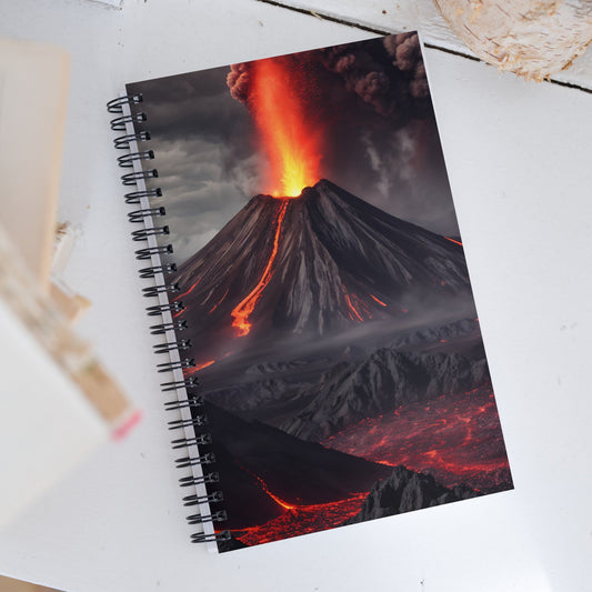 Volcano Spiral Notebook - Spiral Notebooks - Discovery Co.