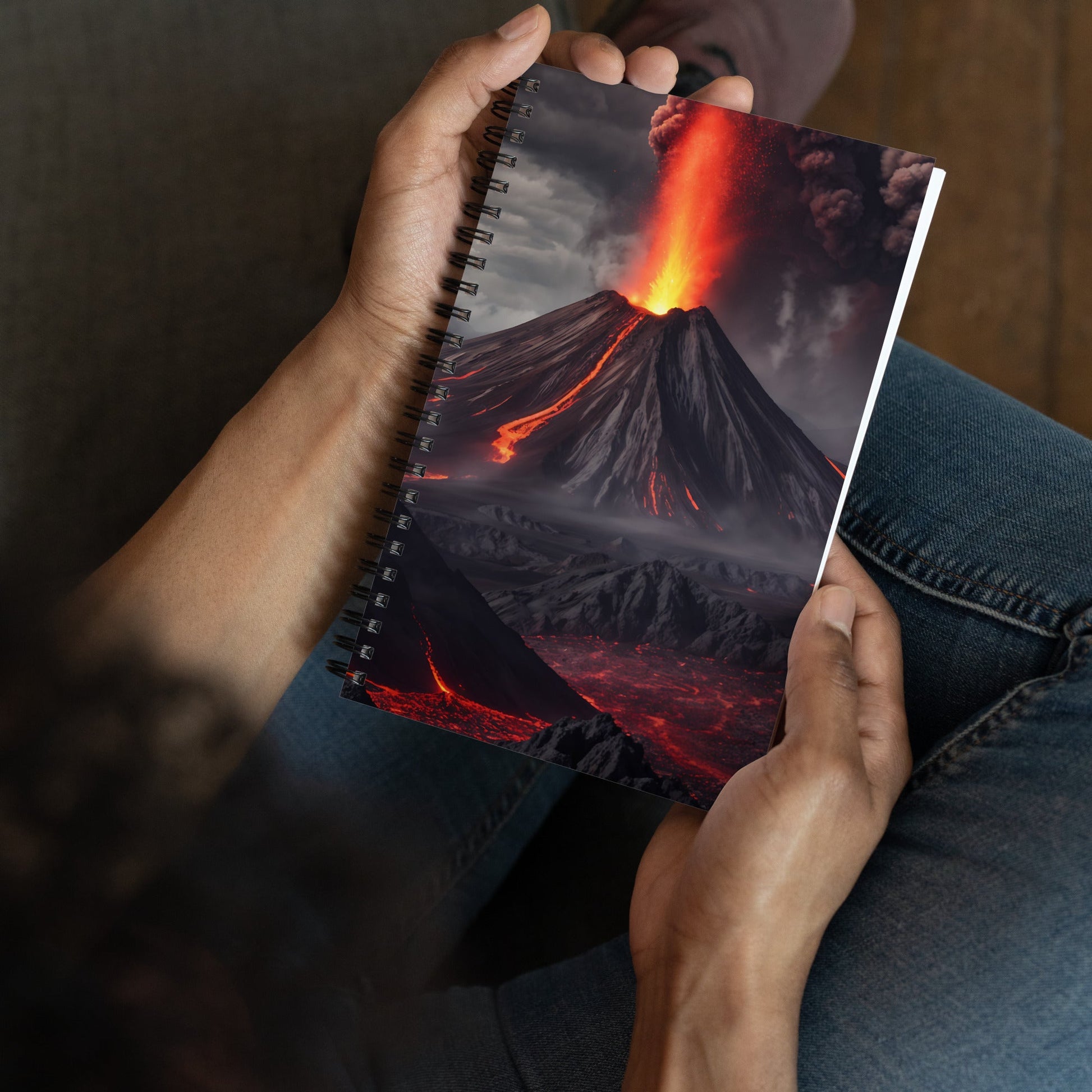 Volcano Spiral Notebook - Spiral Notebooks - Discovery Co.