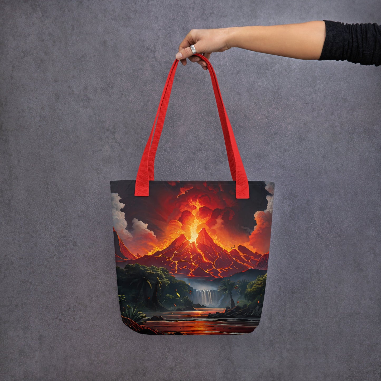 Volcano V Tote Bag - Tote Bags - Discovery Co.