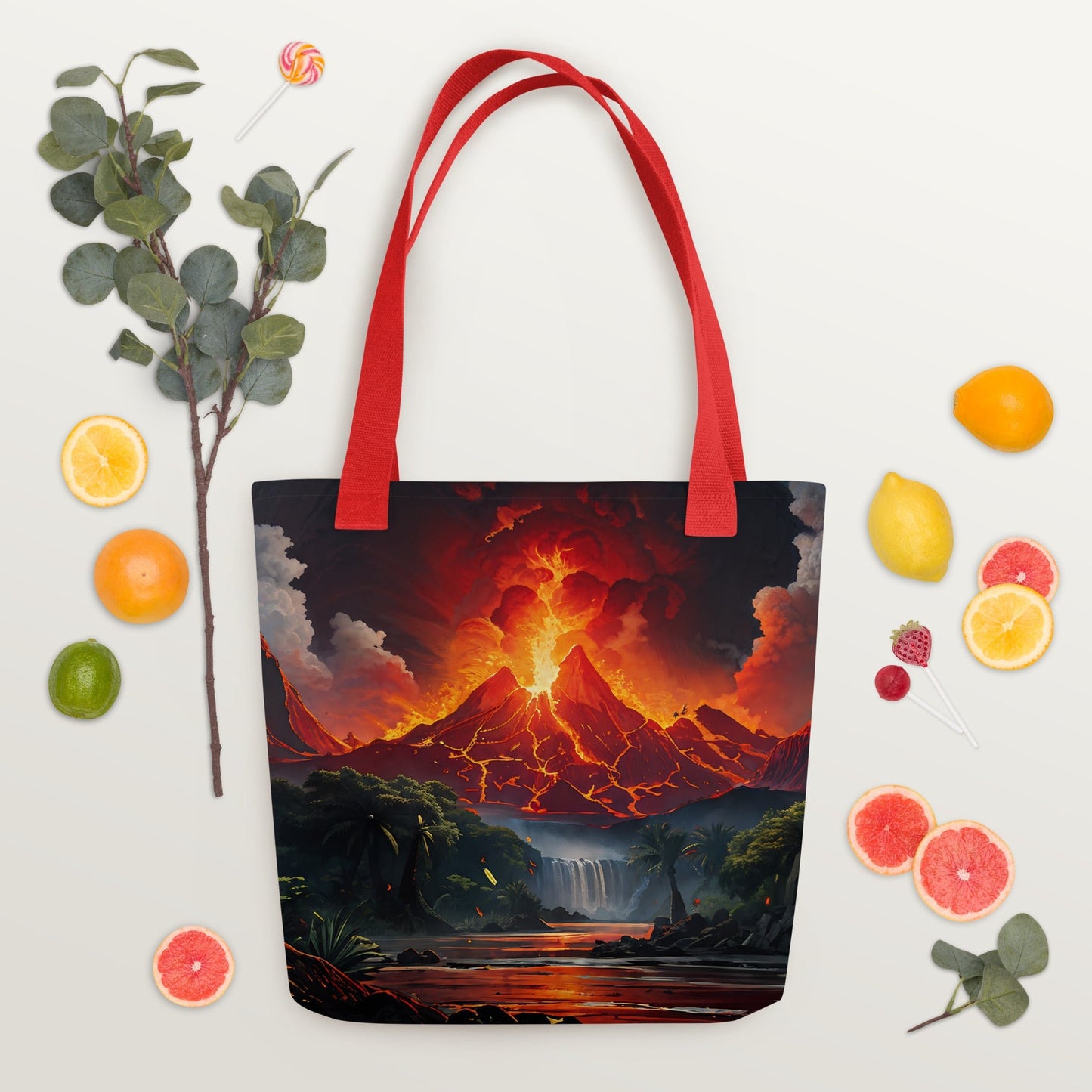 Volcano V Tote Bag - Tote Bags - Discovery Co.