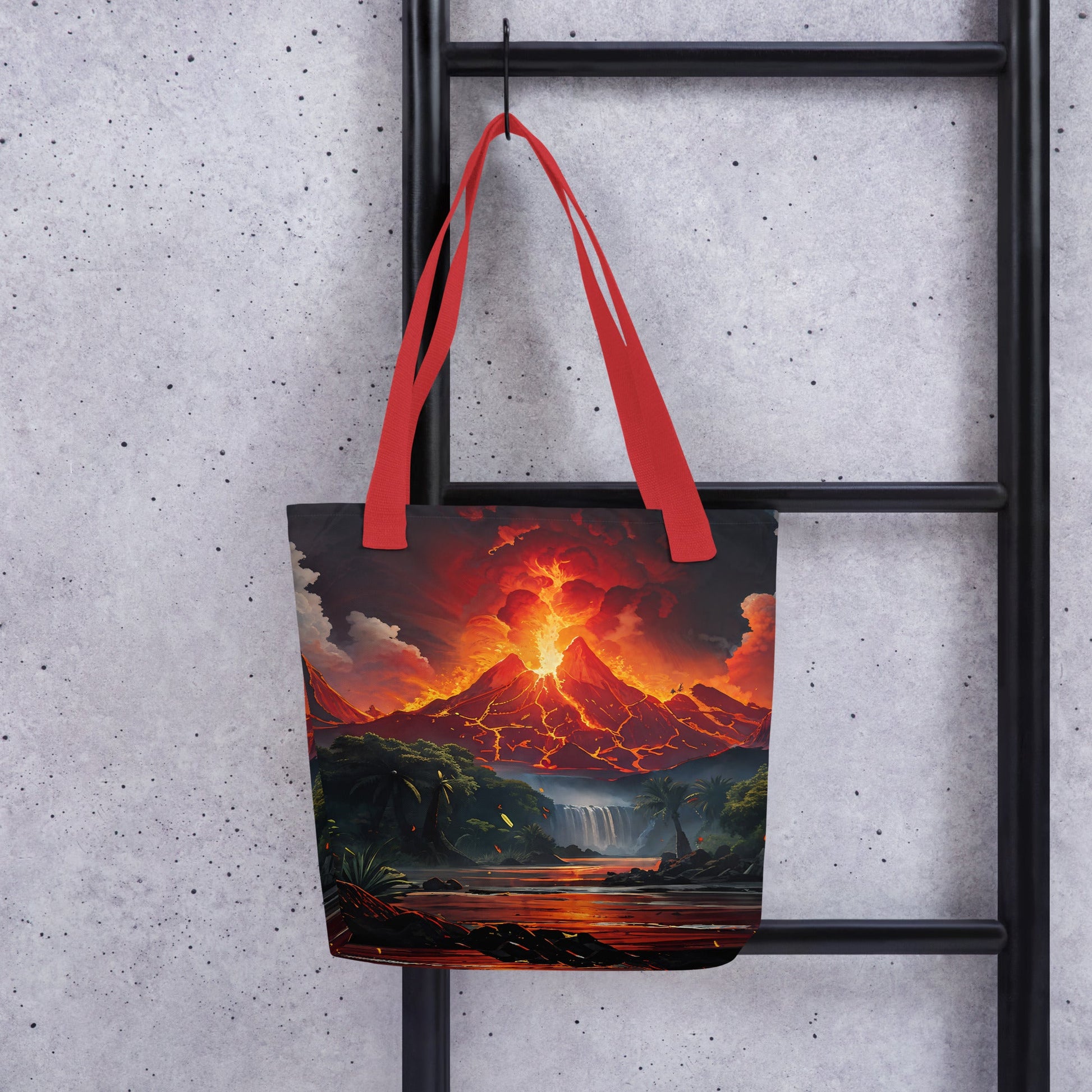 Volcano V Tote Bag - Tote Bags - Discovery Co.