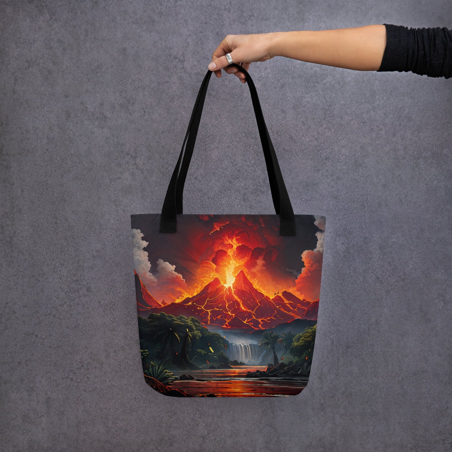 Volcano V Tote Bag - Tote Bags - Discovery Co.