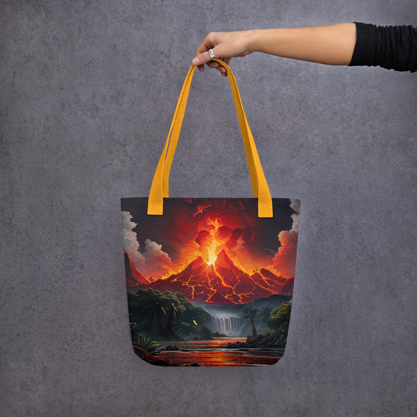 Volcano V Tote Bag - Tote Bags - Discovery Co.