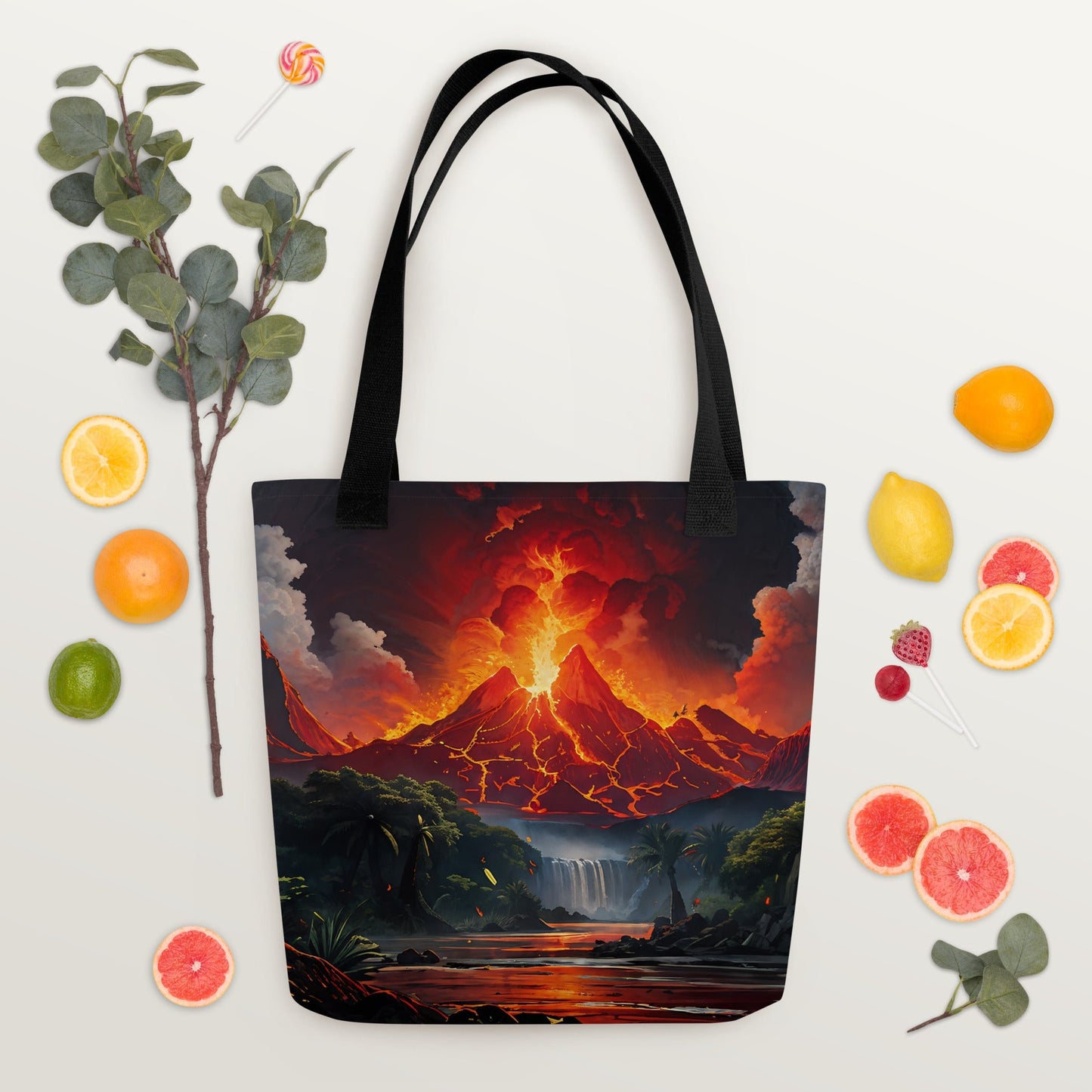 Volcano V Tote Bag - Tote Bags - Discovery Co.