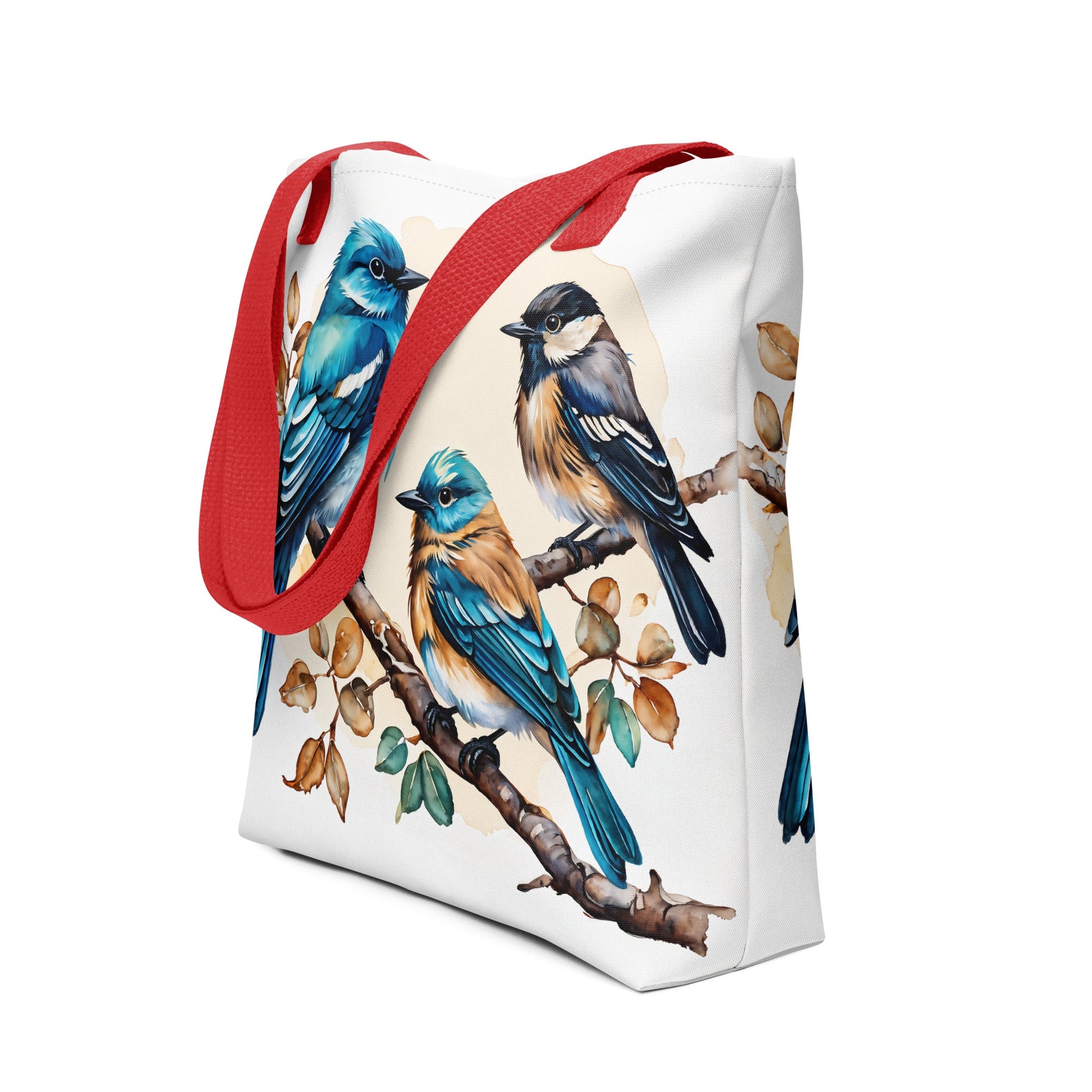 Watercolor Birds II Tote Bag - Tote Bags - Discovery Co.