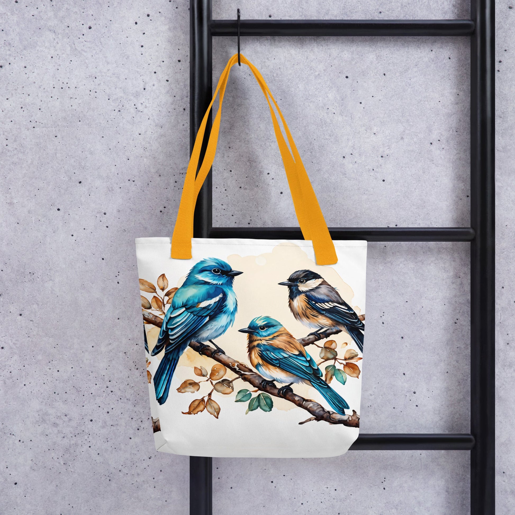Watercolor Birds II Tote Bag - Tote Bags - Discovery Co.