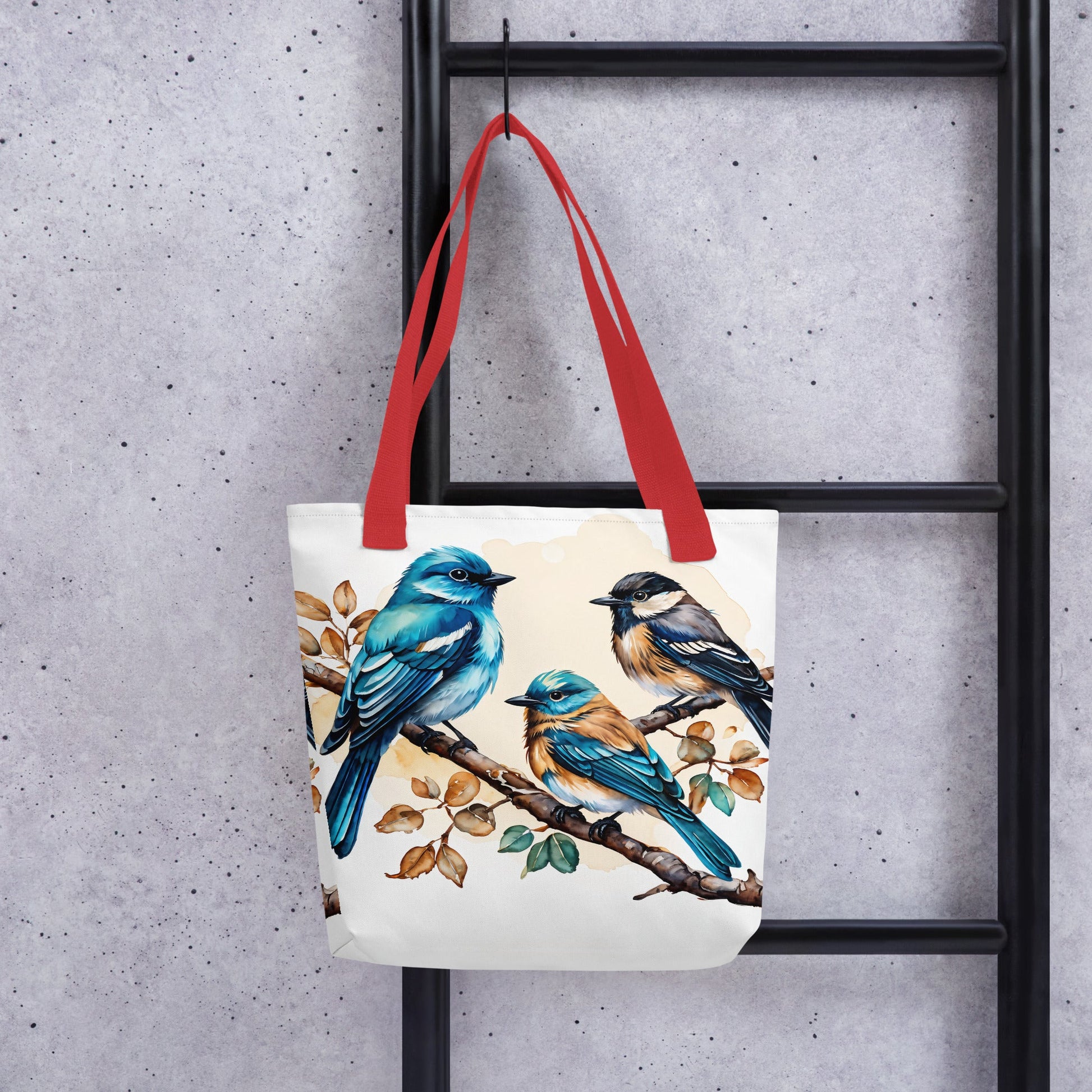 Watercolor Birds II Tote Bag - Tote Bags - Discovery Co.