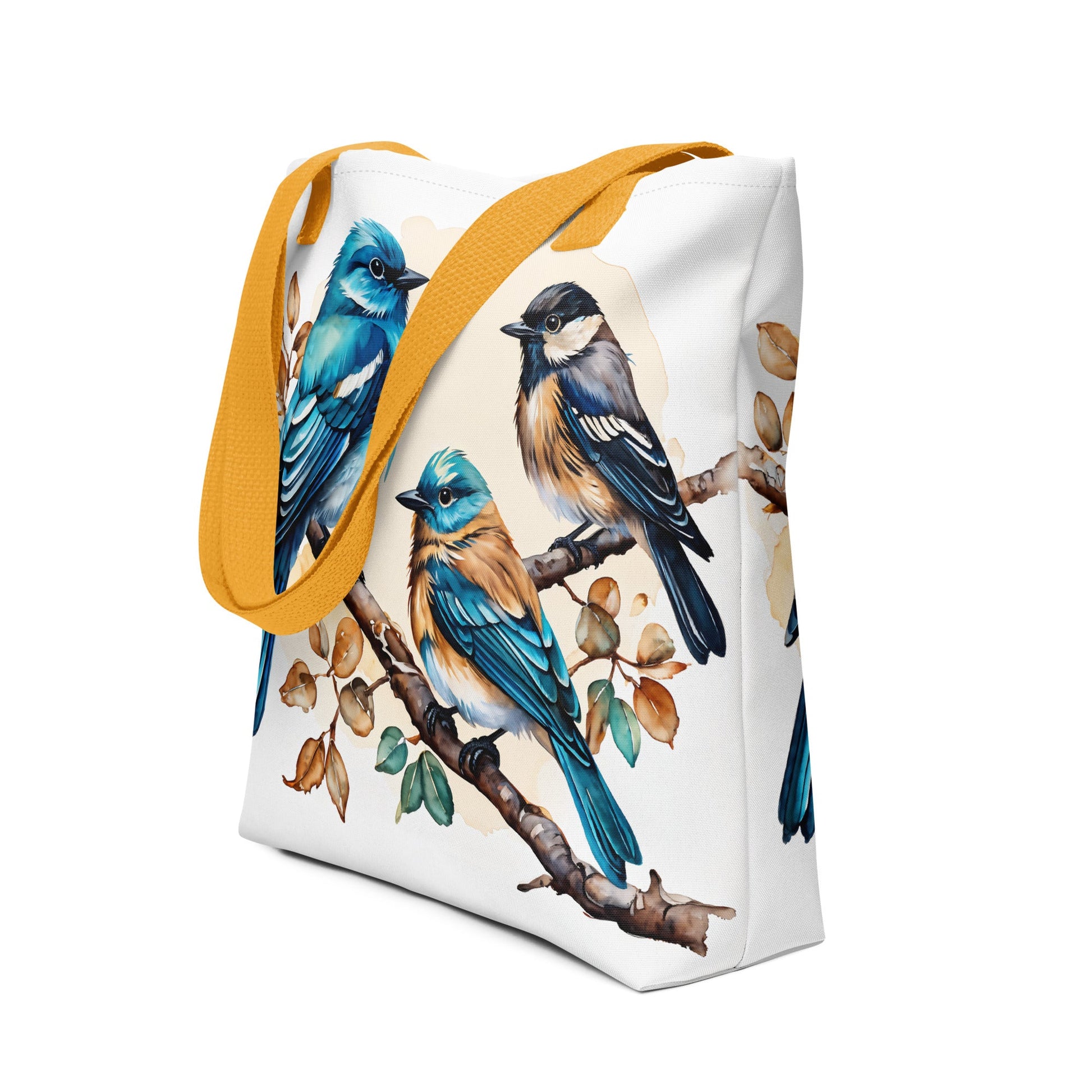 Watercolor Birds II Tote Bag - Tote Bags - Discovery Co.