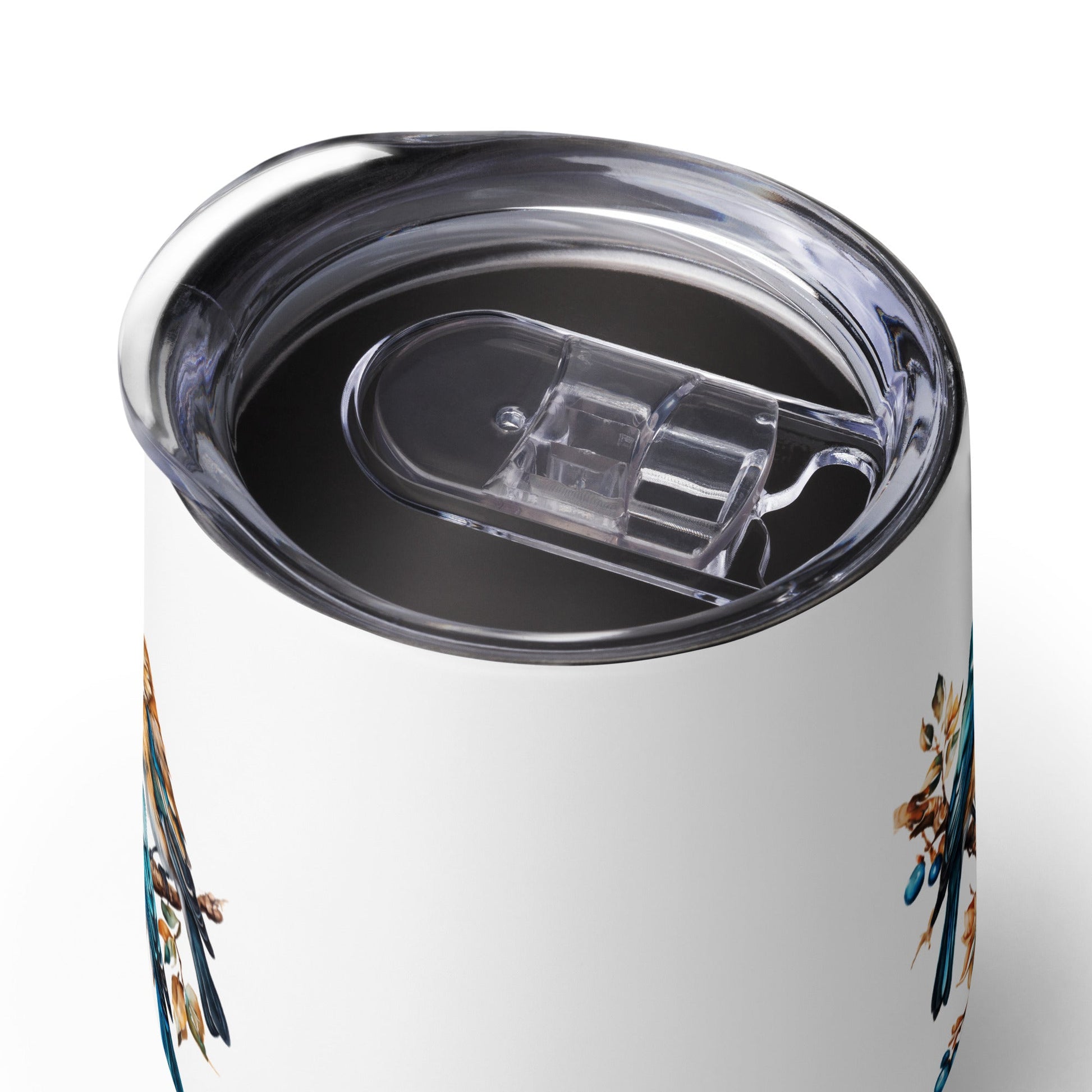 Watercolor Birds Stainless Steel Wine Tumbler - Steel Tumbler - Discovery Co.