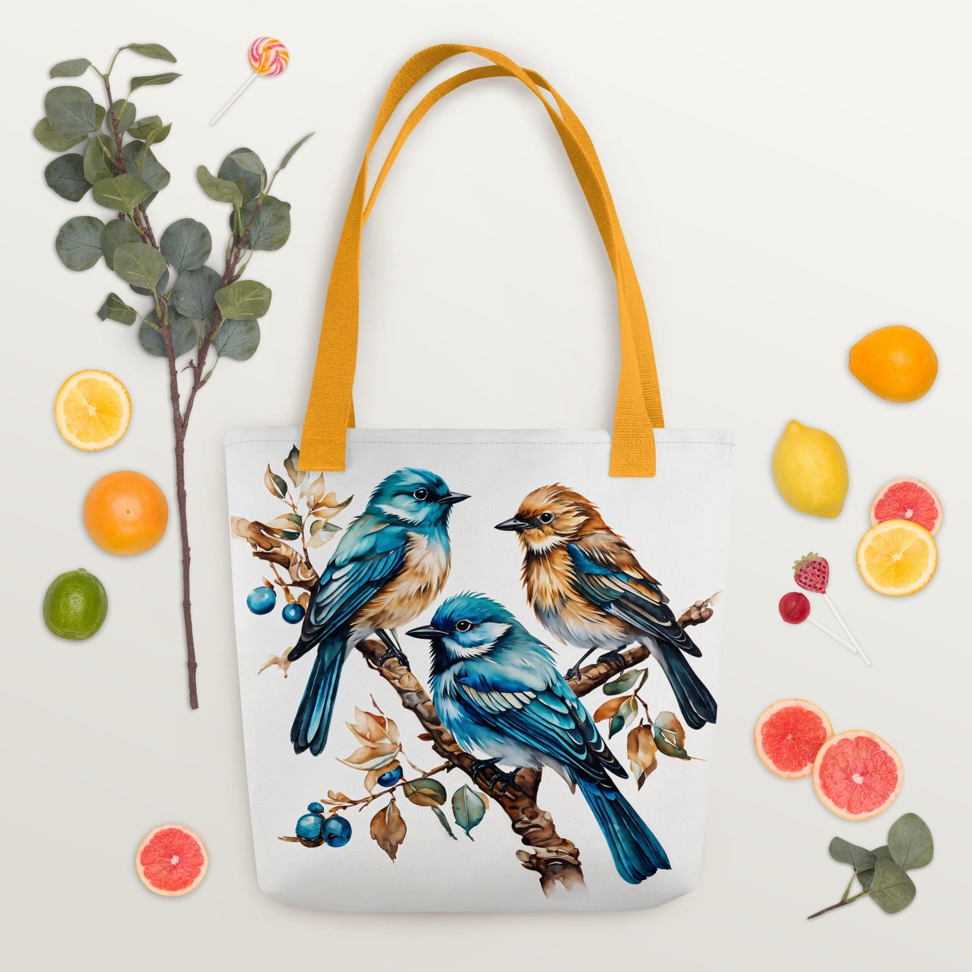 Watercolor Birds Tote Bag - Tote Bags - Discovery Co.