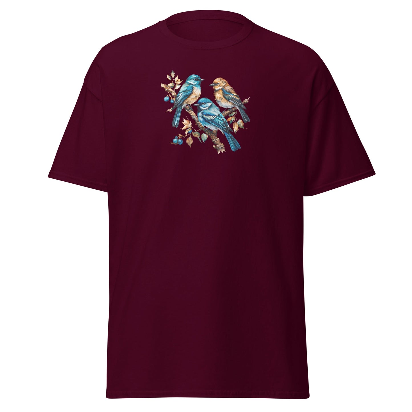 Watercolor Birds Women's (Unisex) Classic Tee - Women's Shirts - Discovery Co.