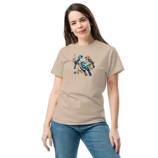 Watercolor Birds Women's (Unisex) Classic Tee - Women's Shirts - Discovery Co.