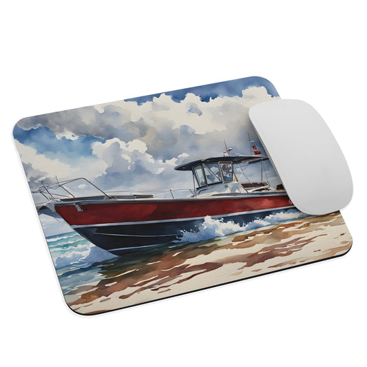 Watercolor Boat Mouse Pad - Mouse Pads - Discovery Co.