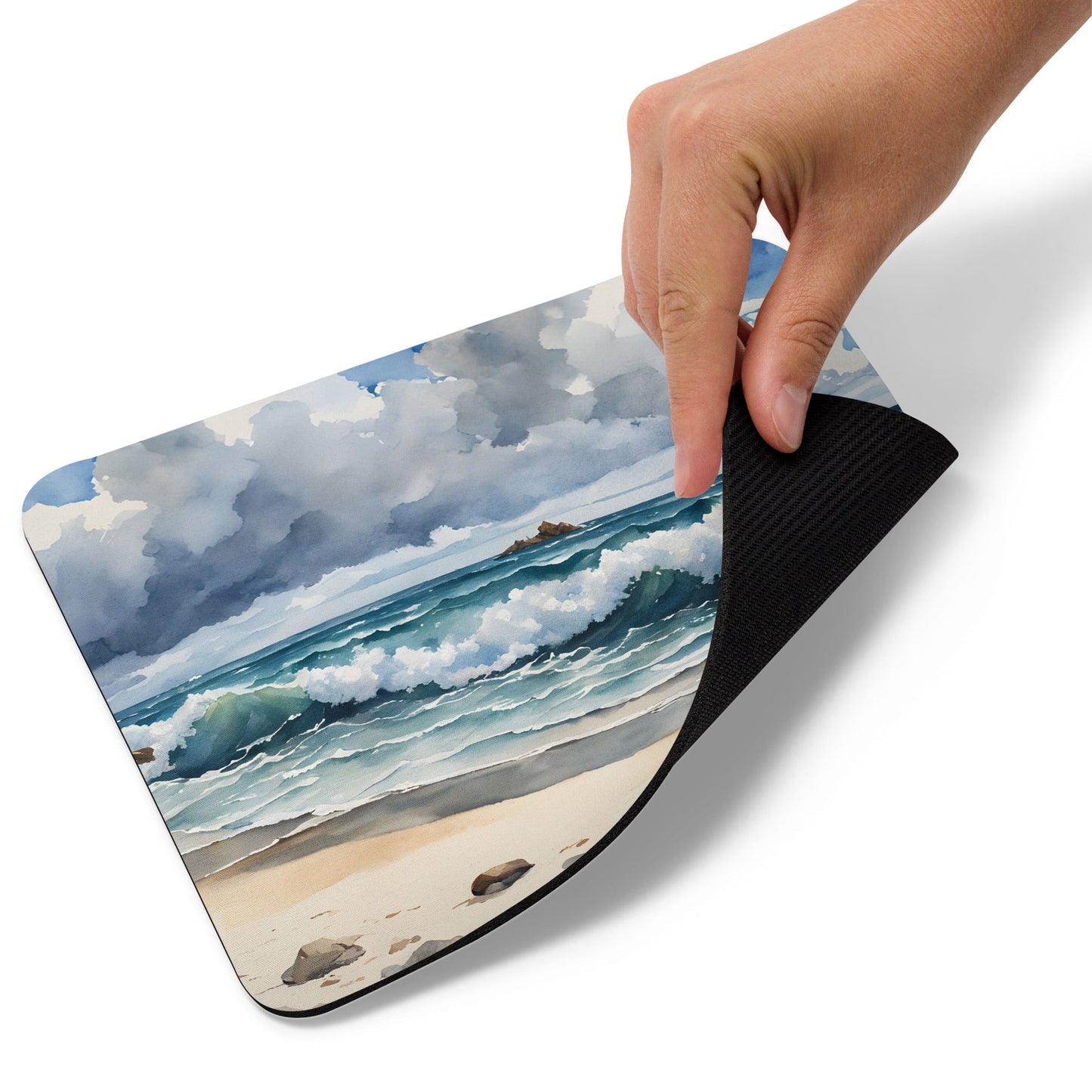 Watercolor Coastline Mouse Pad - Mouse Pads - Discovery Co.
