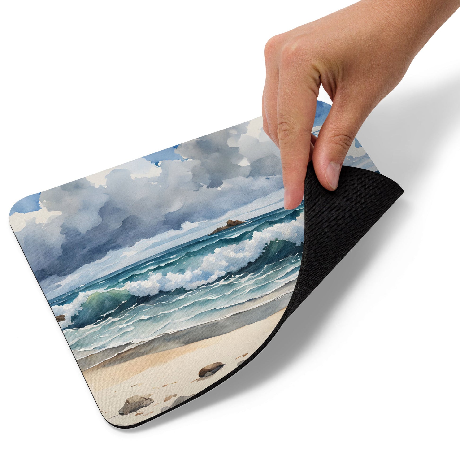 Watercolor Coastline Mouse Pad - Mouse Pads - Discovery Co.